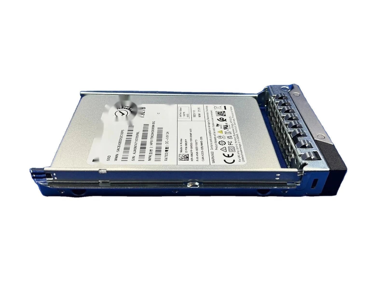 0962FP 1.92TB SATA 6Gbps Read 2.5in SSD 0962FP