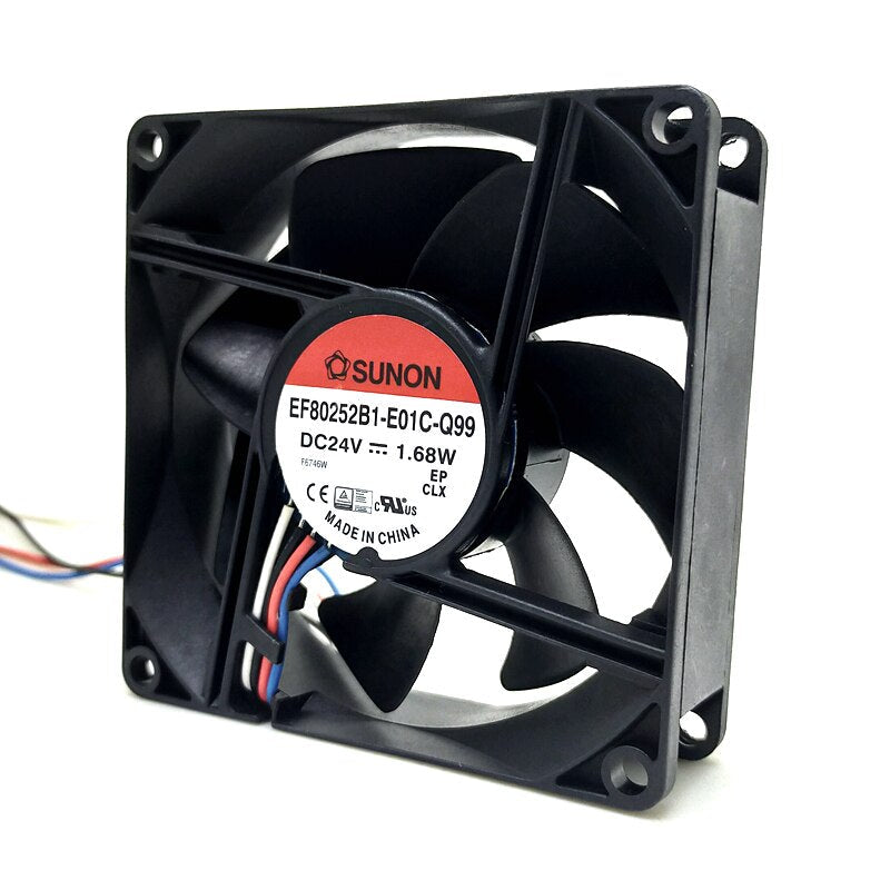SUNON EF80252B1-E01C-Q99 24V DC Axial Cooling Fan