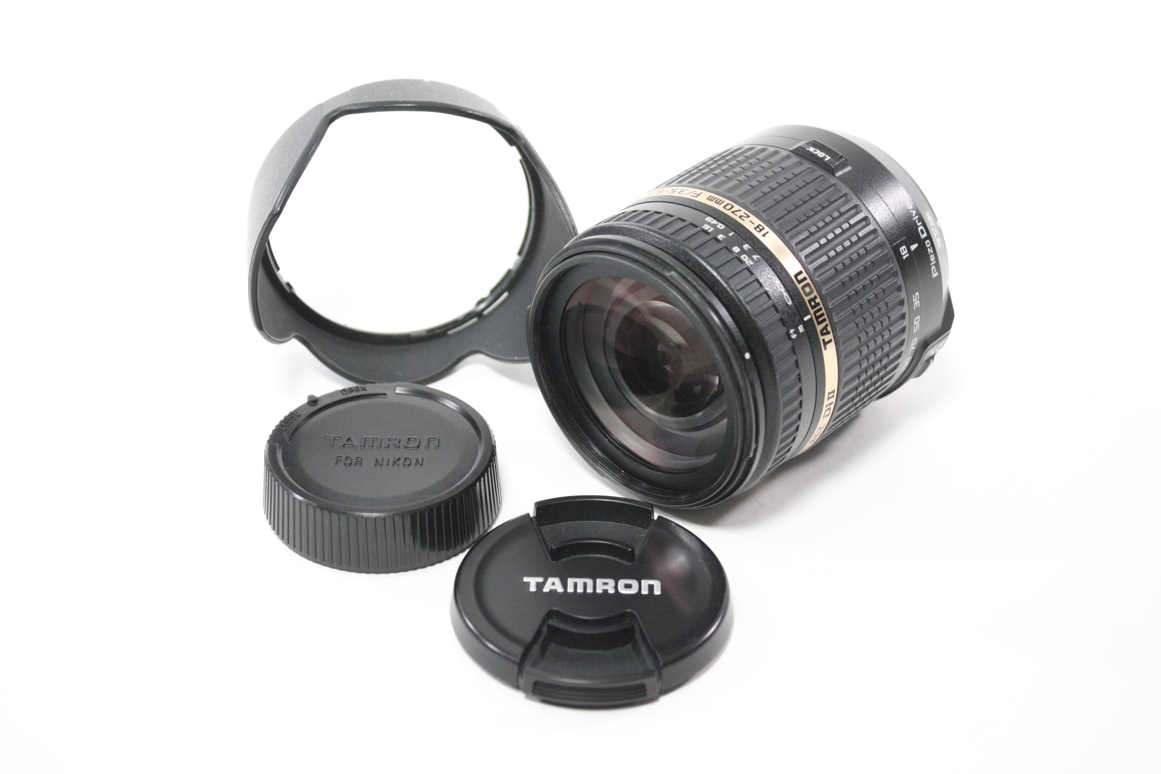 Tamron 18-270mm f/3.5-6.3 Di II VC PD Lens for Nikon F Mount AS-IS