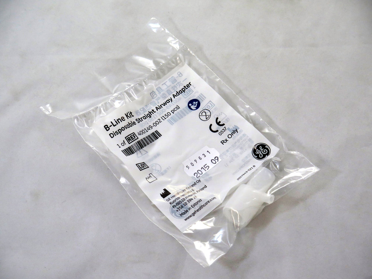 B-Line Kit Disposable Straight Airway Adapter 400149-002