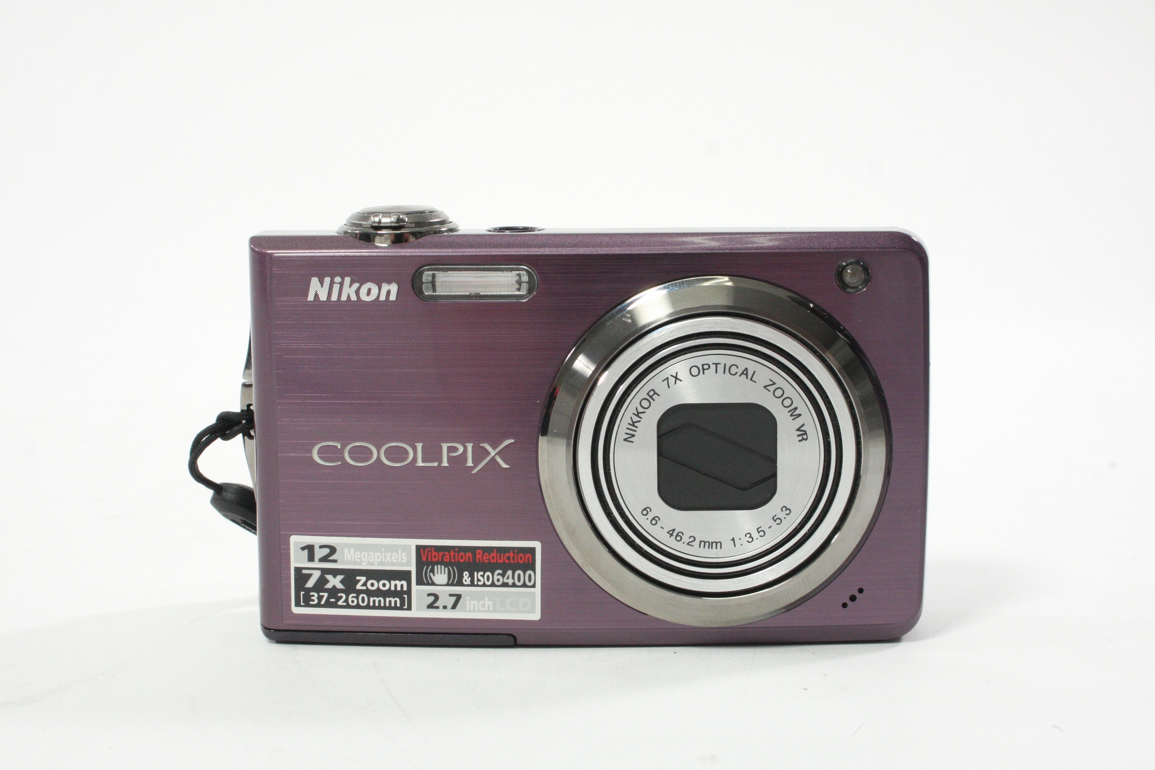 Nikon Coolpix S630 Digital Point-and-Shoot 7x Zoom 12.0mp (Purple)