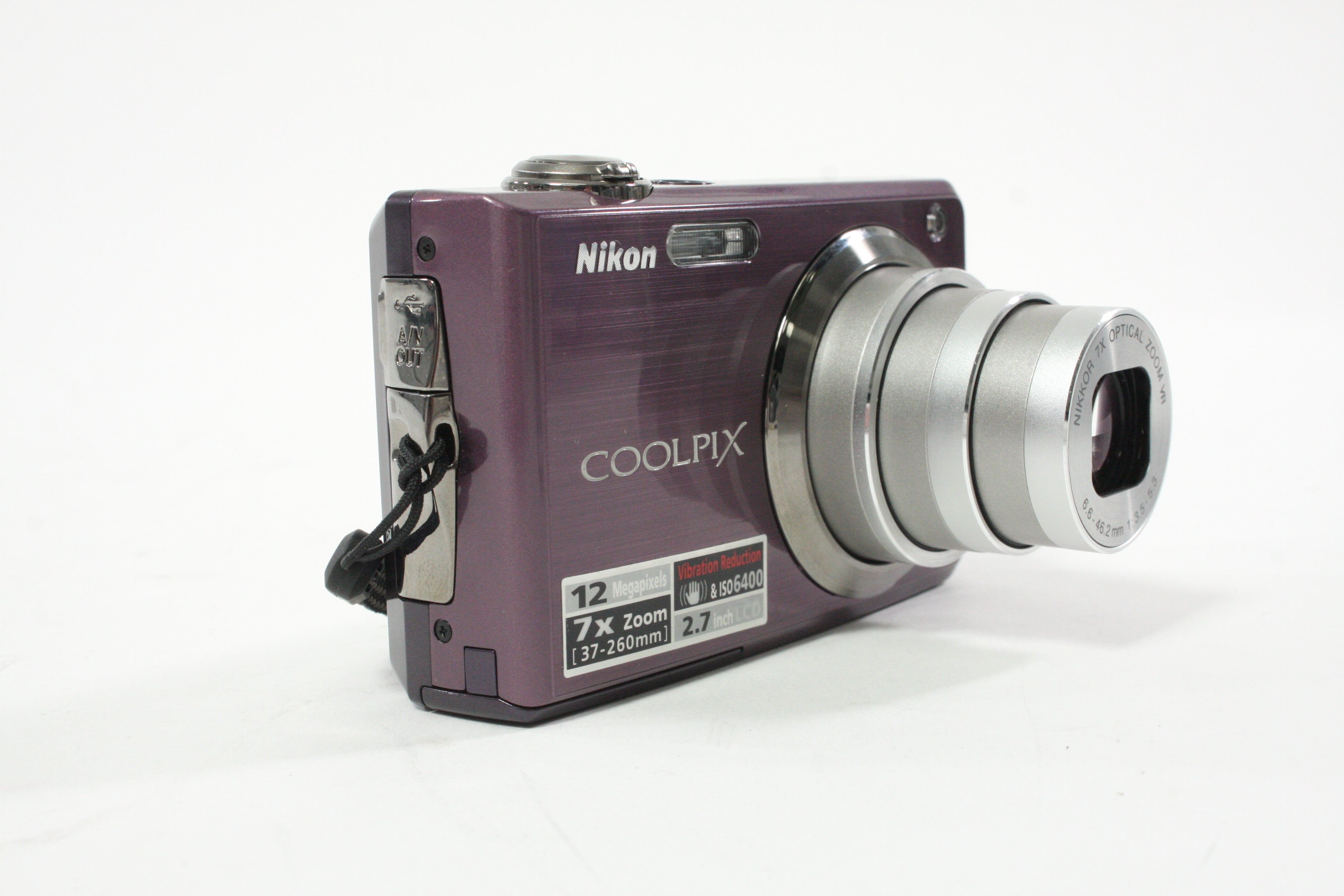 Nikon Coolpix S630 Digital Point-and-Shoot 7x Zoom 12.0mp (Purple)