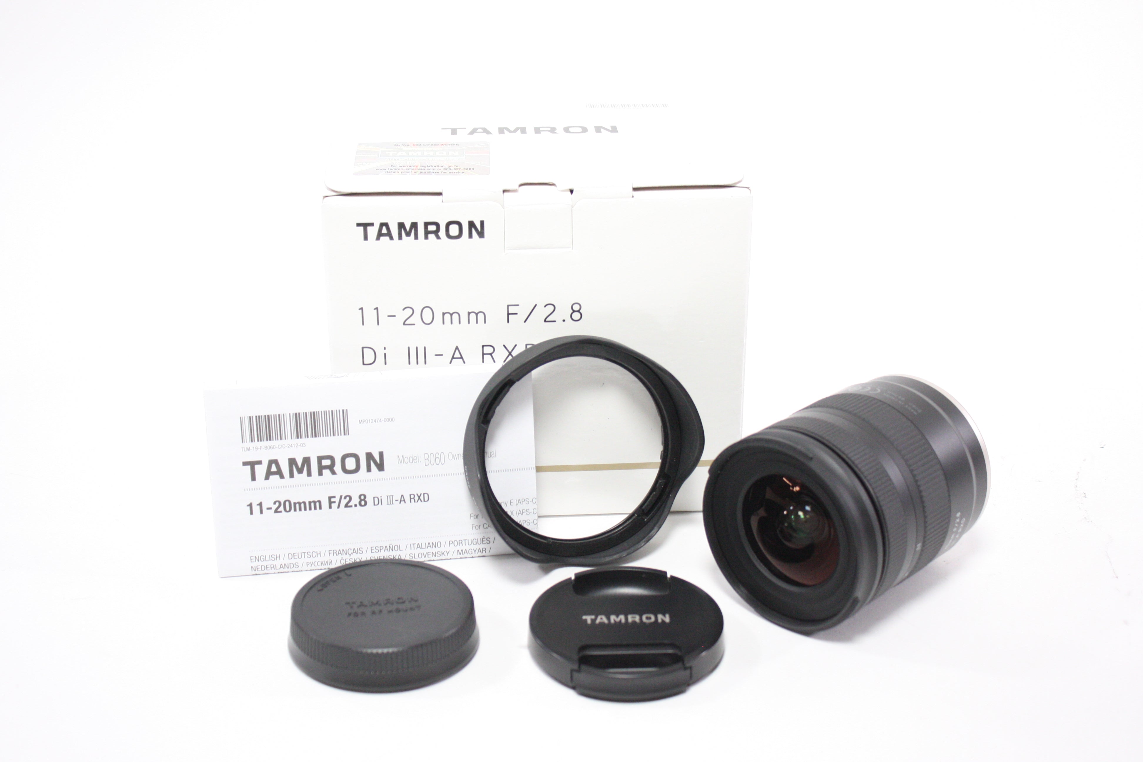 Tamron 11-20mm f/2.8 Di III-A RXD Lens for Canon RF Mount
