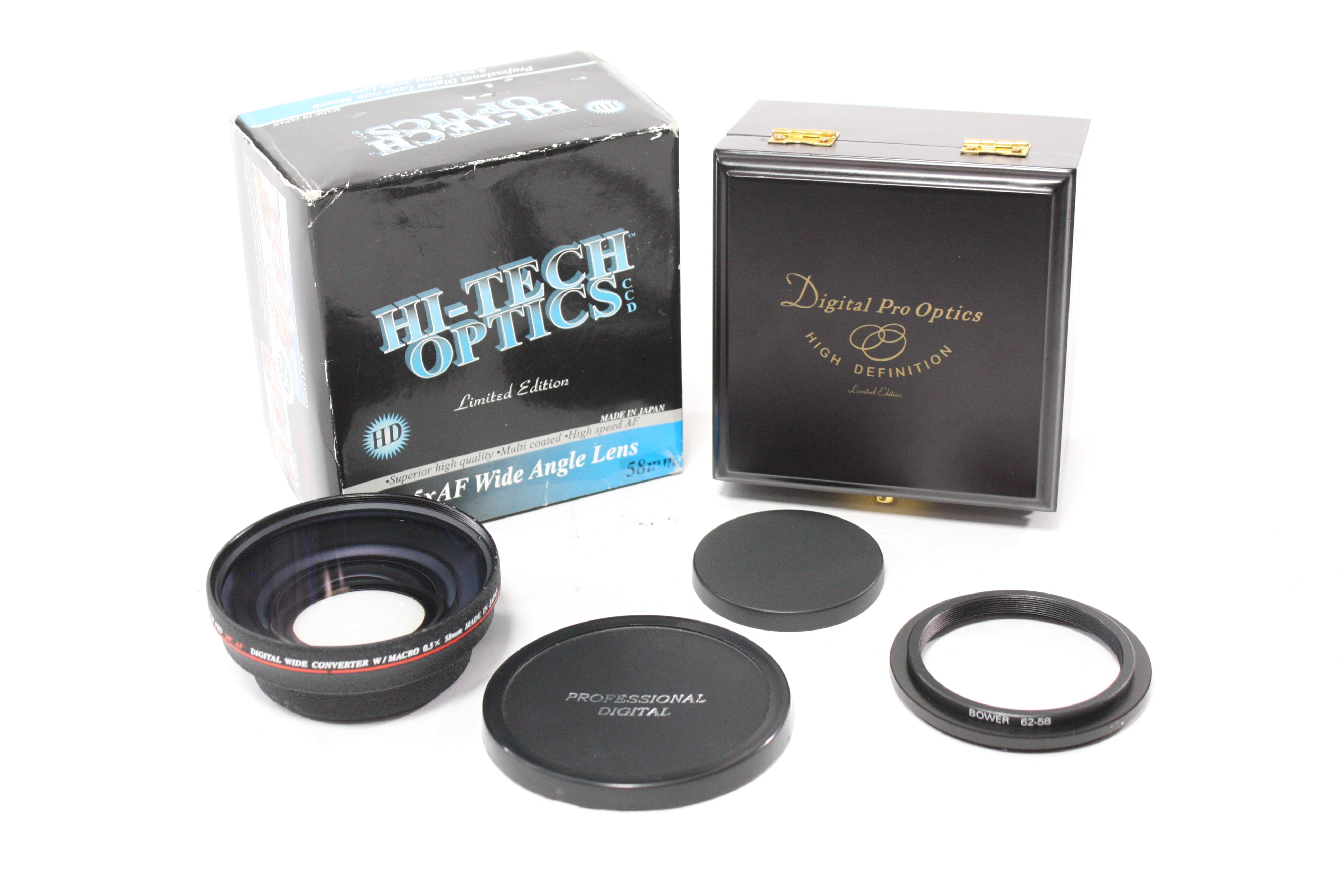 Hi-Tech Optics Wide Converter with Macro 0.5x 58mm