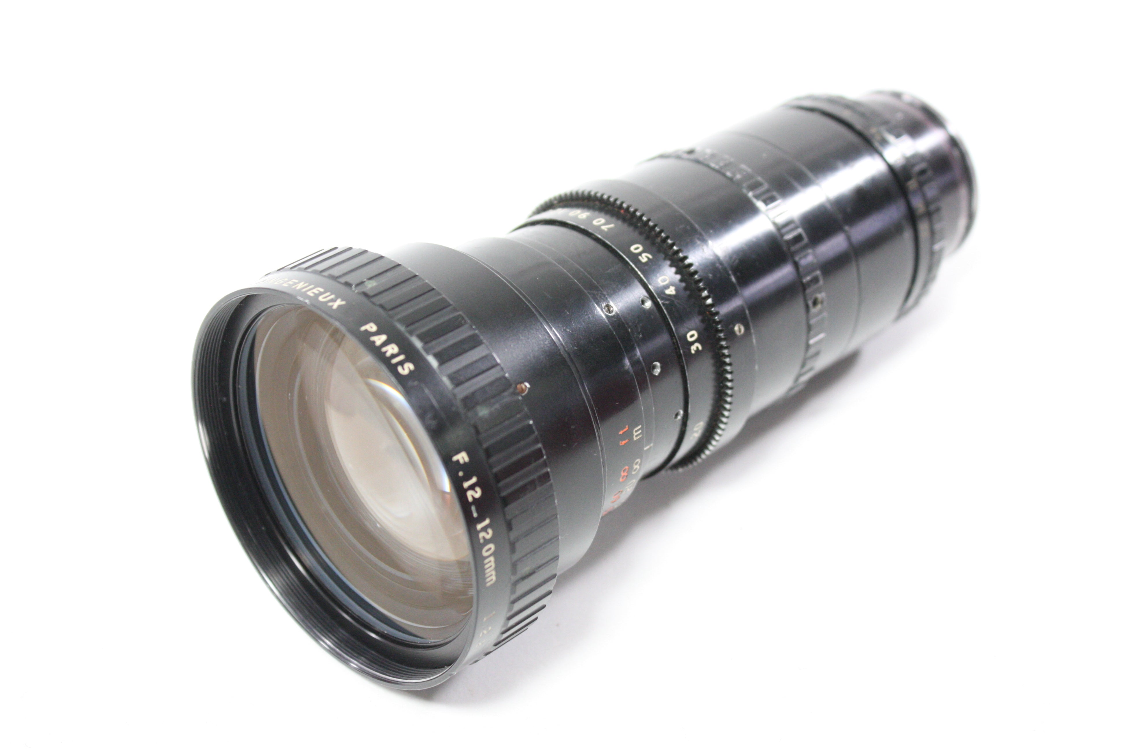 P. Angenieux Paris 12-120mm f/2.2 Angenieux-Zoom Type 10x12 B Lens for Arri Flex Mount AS-IS