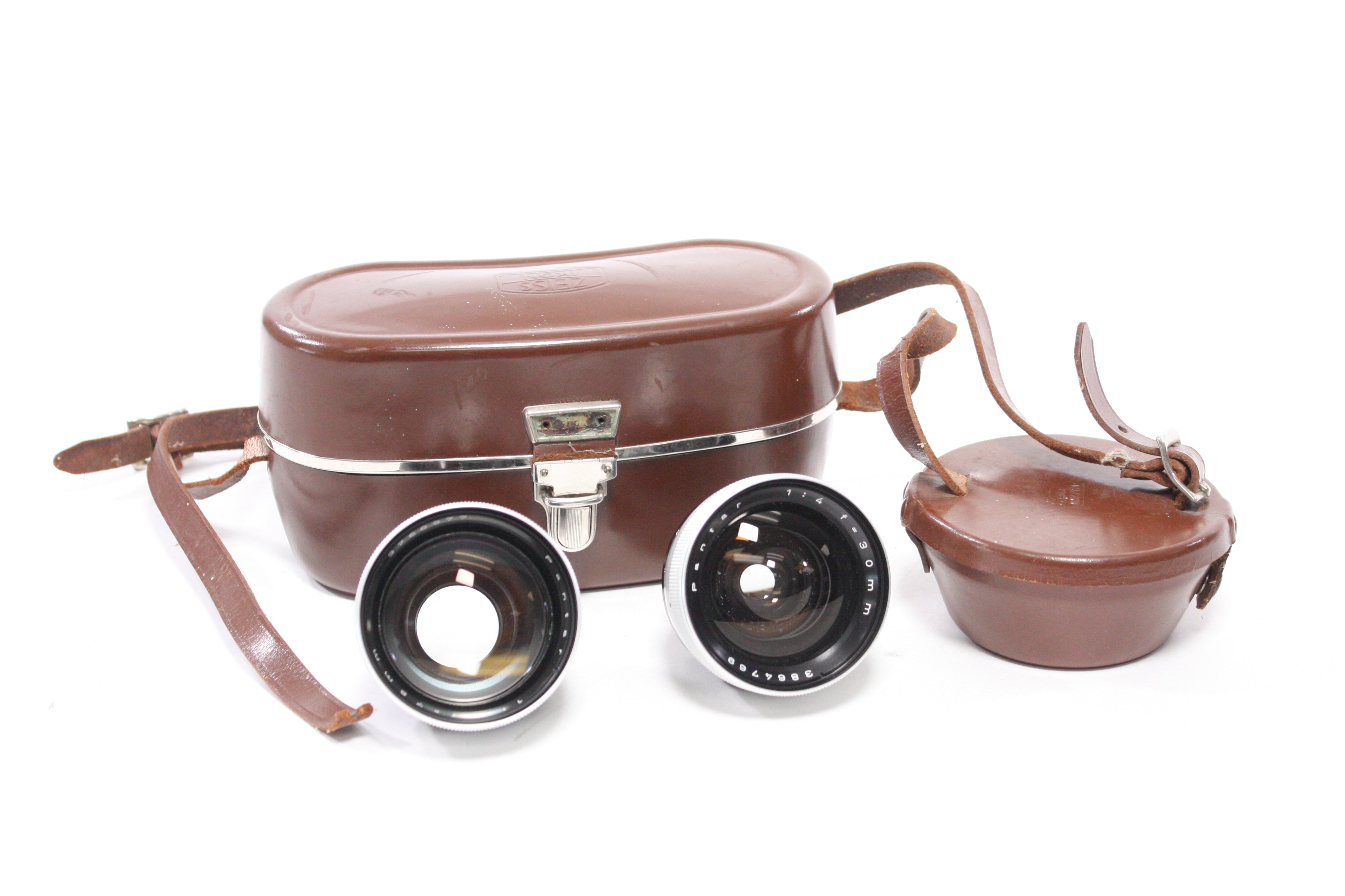 Zeiss Pantar 30mm f/4 Lens with Zeiss Pantar 75mm f/4 Lens for Contaflex Mount