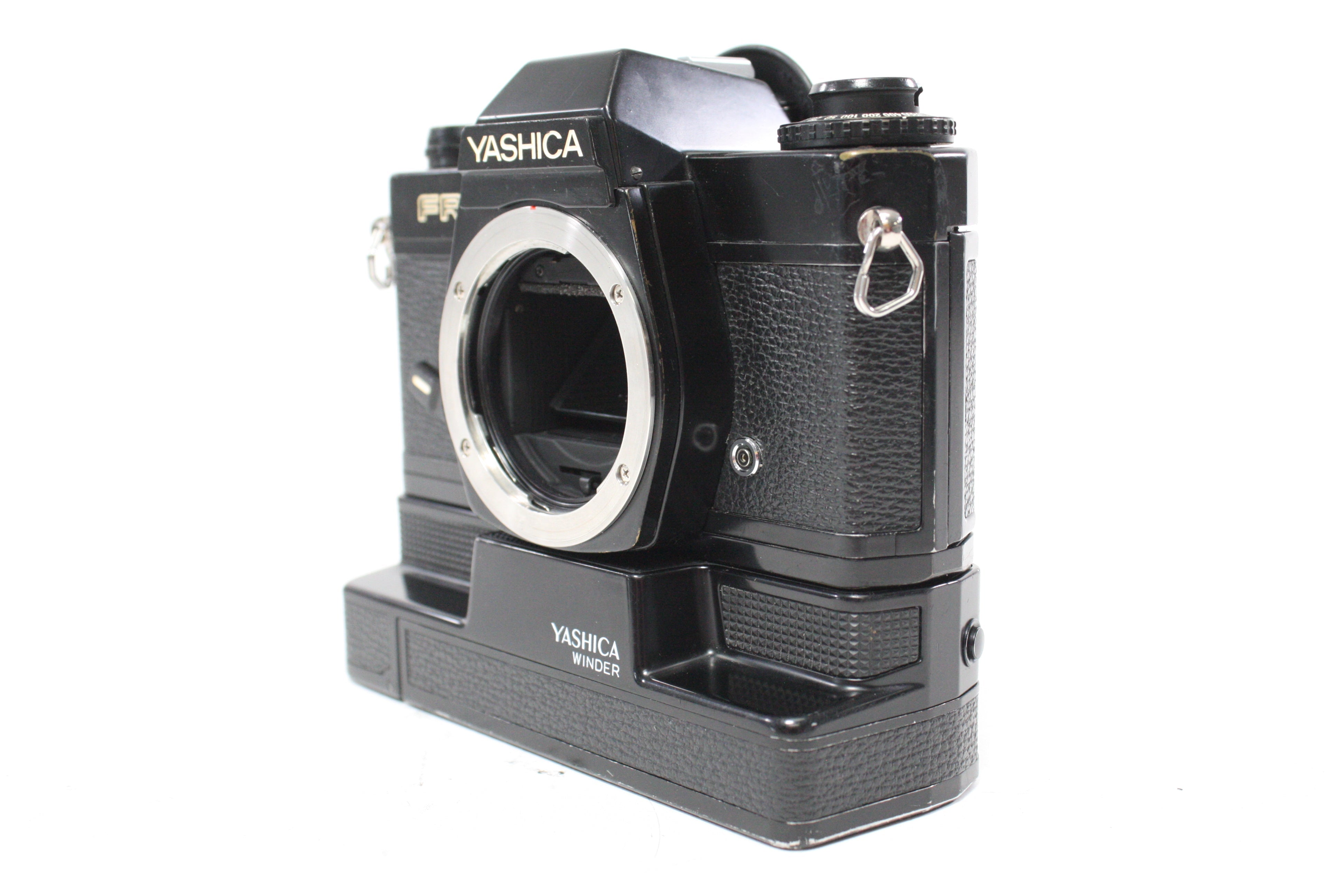 Yashica FR I 35mm SLR Camera with 28mm f/2.8 ML Lens with Winder