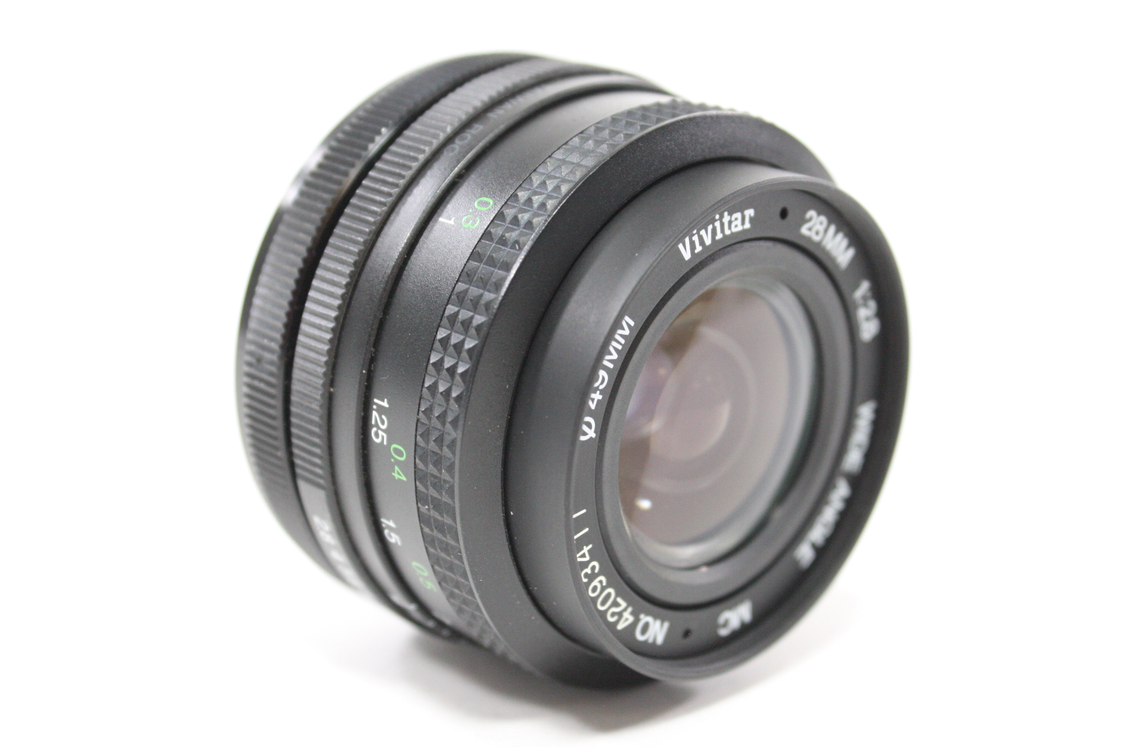 Vivitar 28mm f/2.8 Wide Angle MC Lens for Canon FD Mount