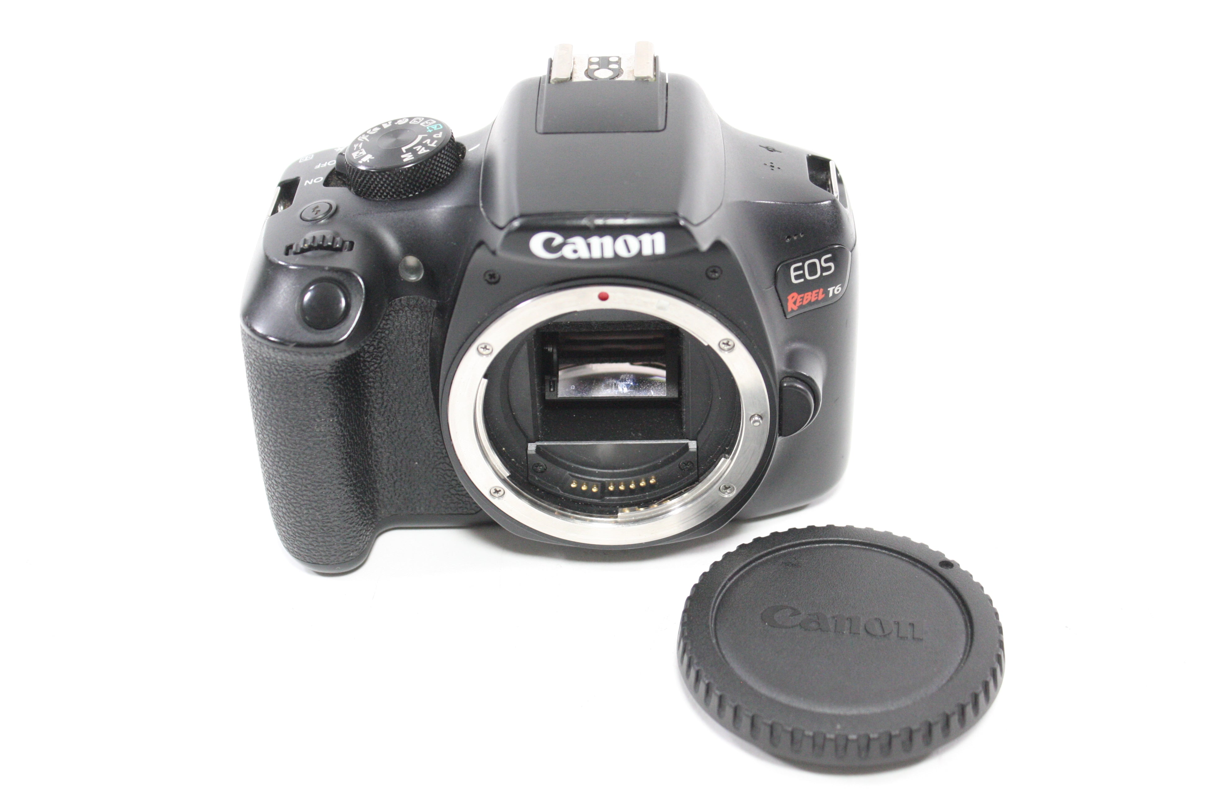 Canon Rebel T6 DSLR Camera Body with Shutter Count 17,049 AS-IS
