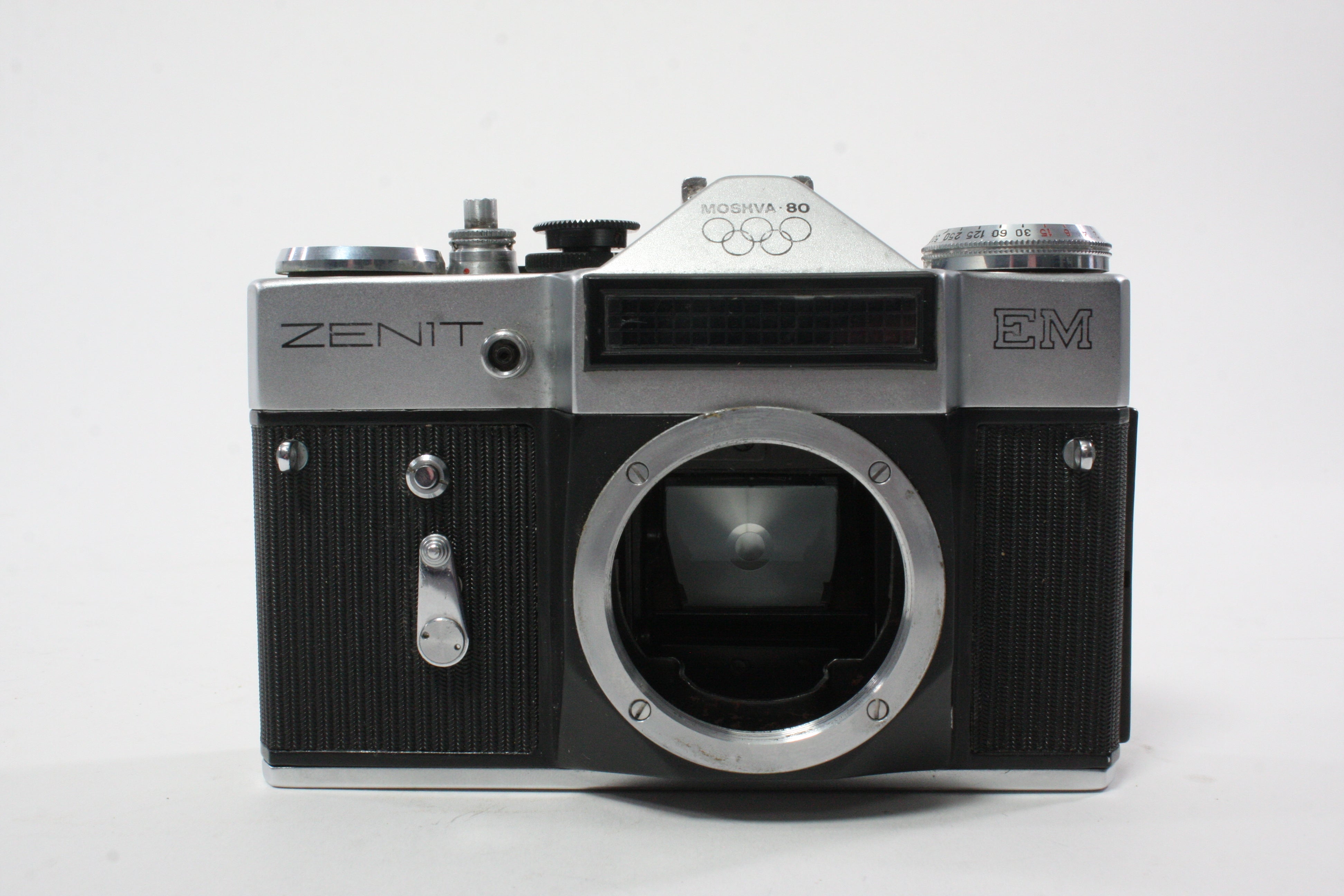 Zenit EM 35mm 1980 Olympic Edition SLR with Helios-44M 58mm f/2 M42 Mount