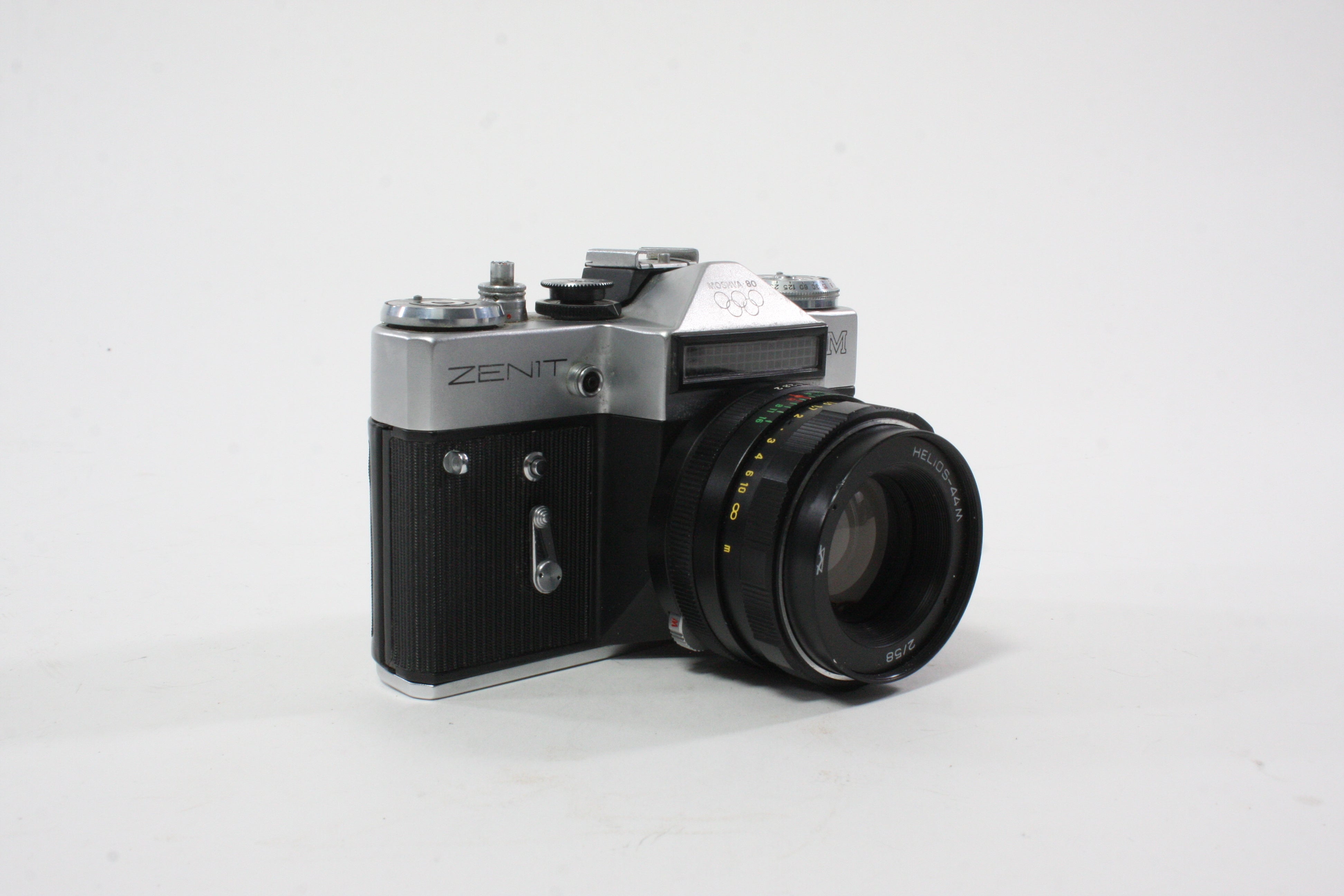Zenit EM 35mm 1980 Olympic Edition SLR with Helios-44M 58mm f/2 M42 Mount