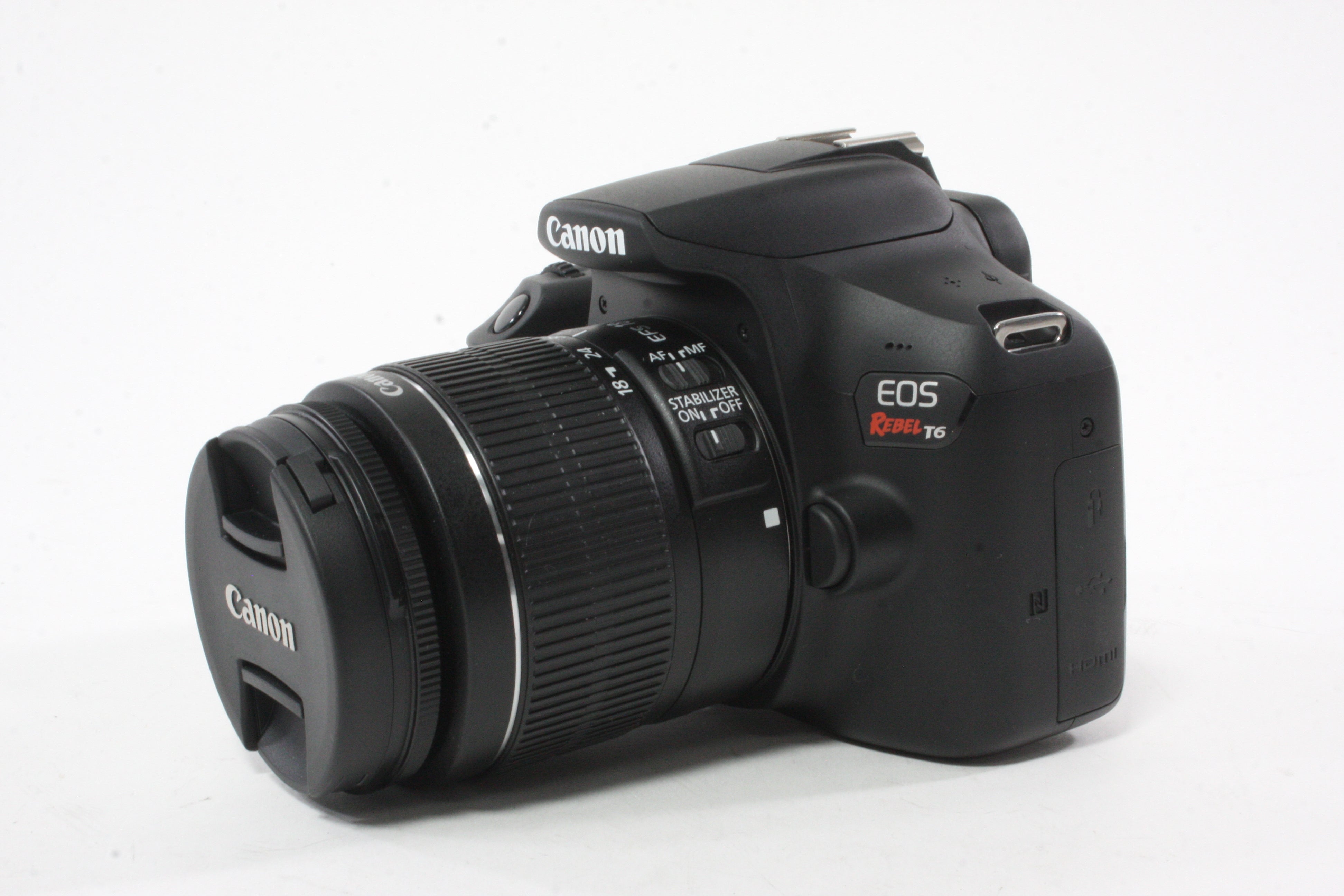Canon EOS Rebel T6 Digital with Canon 18-55mm f/3.5-5.6 IS II Lens for EF Mount  Shutter Count 291