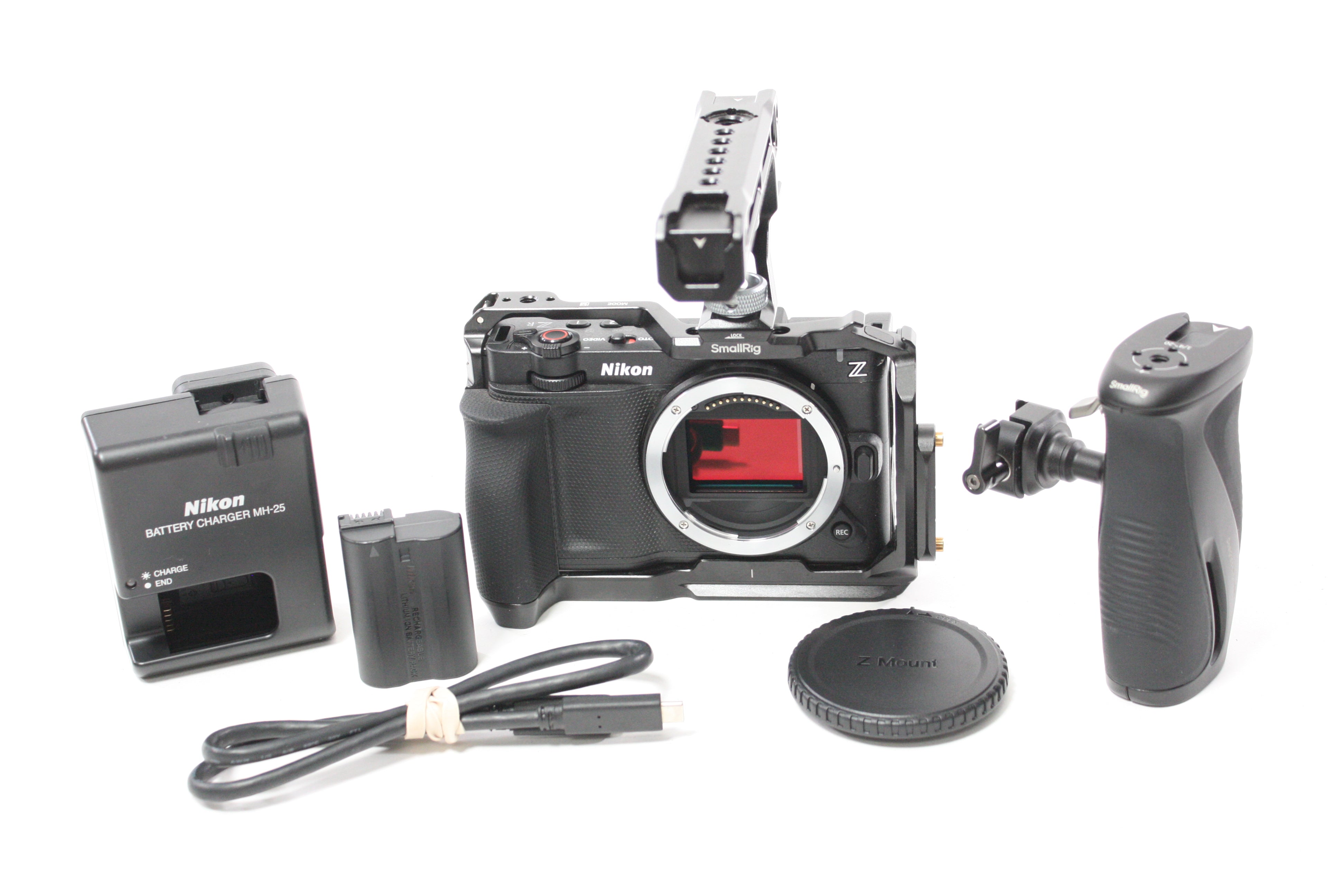 Nikon ZR Digital Mirrorless Camera Body with SmallRig Cage, Top, and Side Grip With Shutter Count 152