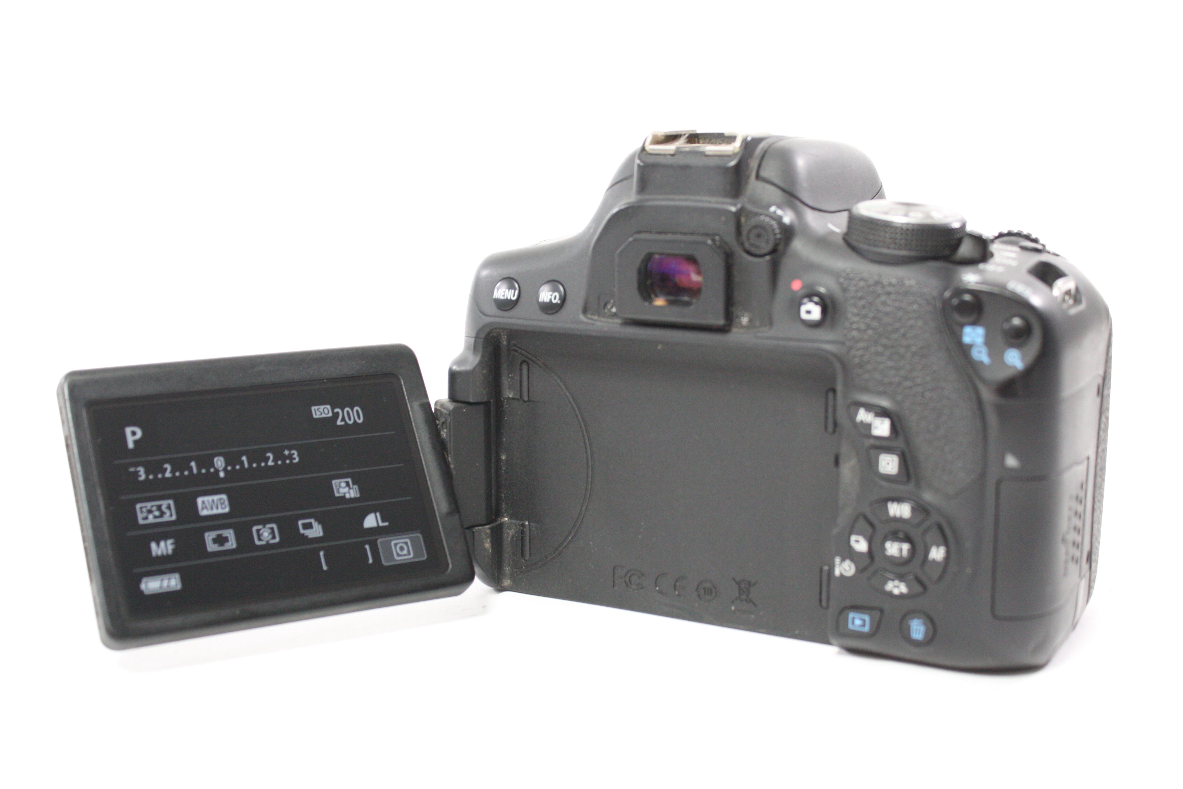Canon EOS Rebel T6i DSLR Camera with 18-55mm f/3.5-5.6 II EF-S Lens with Shutter Count 47,724