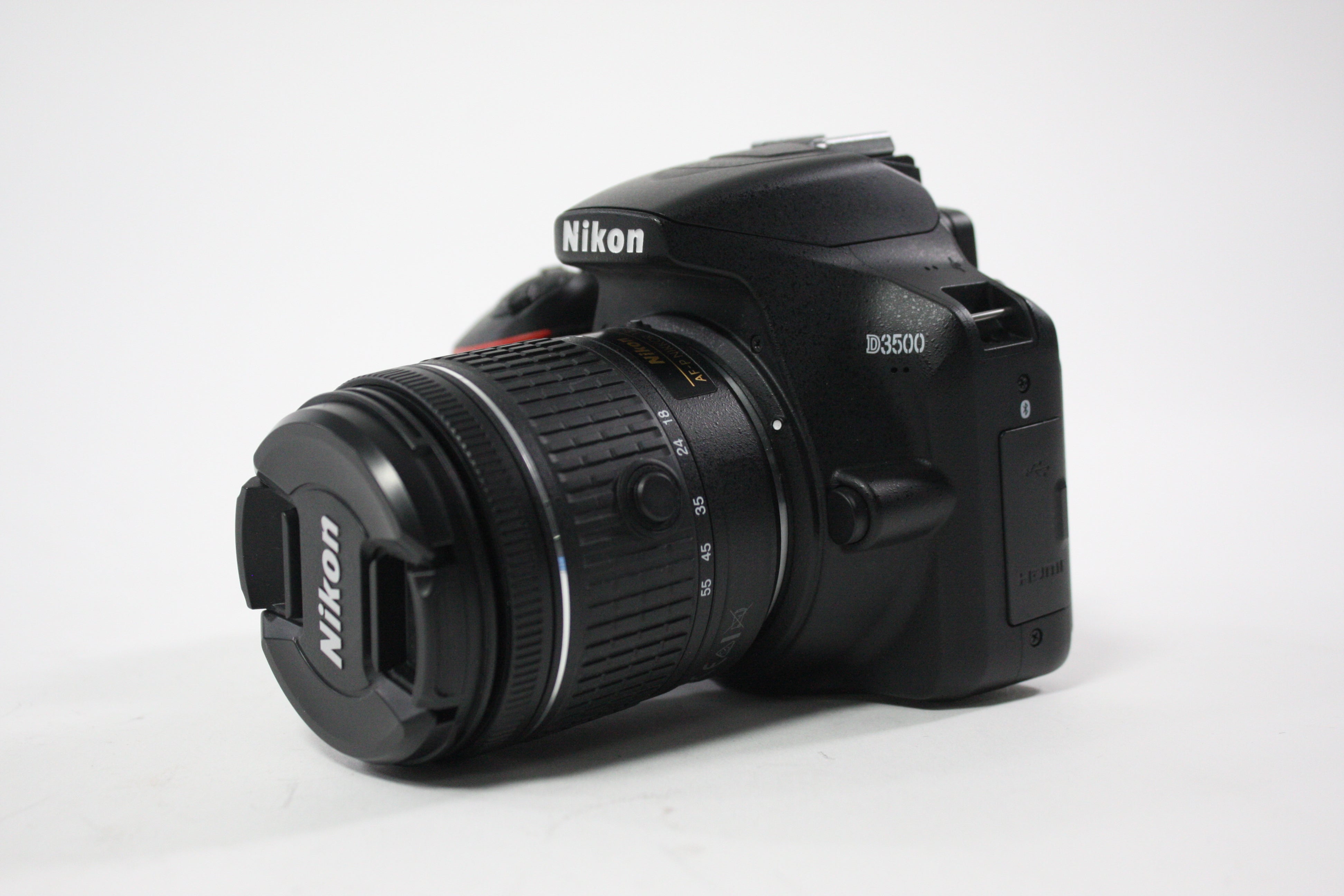 Nikon D3500 DSLR Camera with 18-55mm f/3.5-5.6 G DX VR AF-P Lens, Shutter Count 604