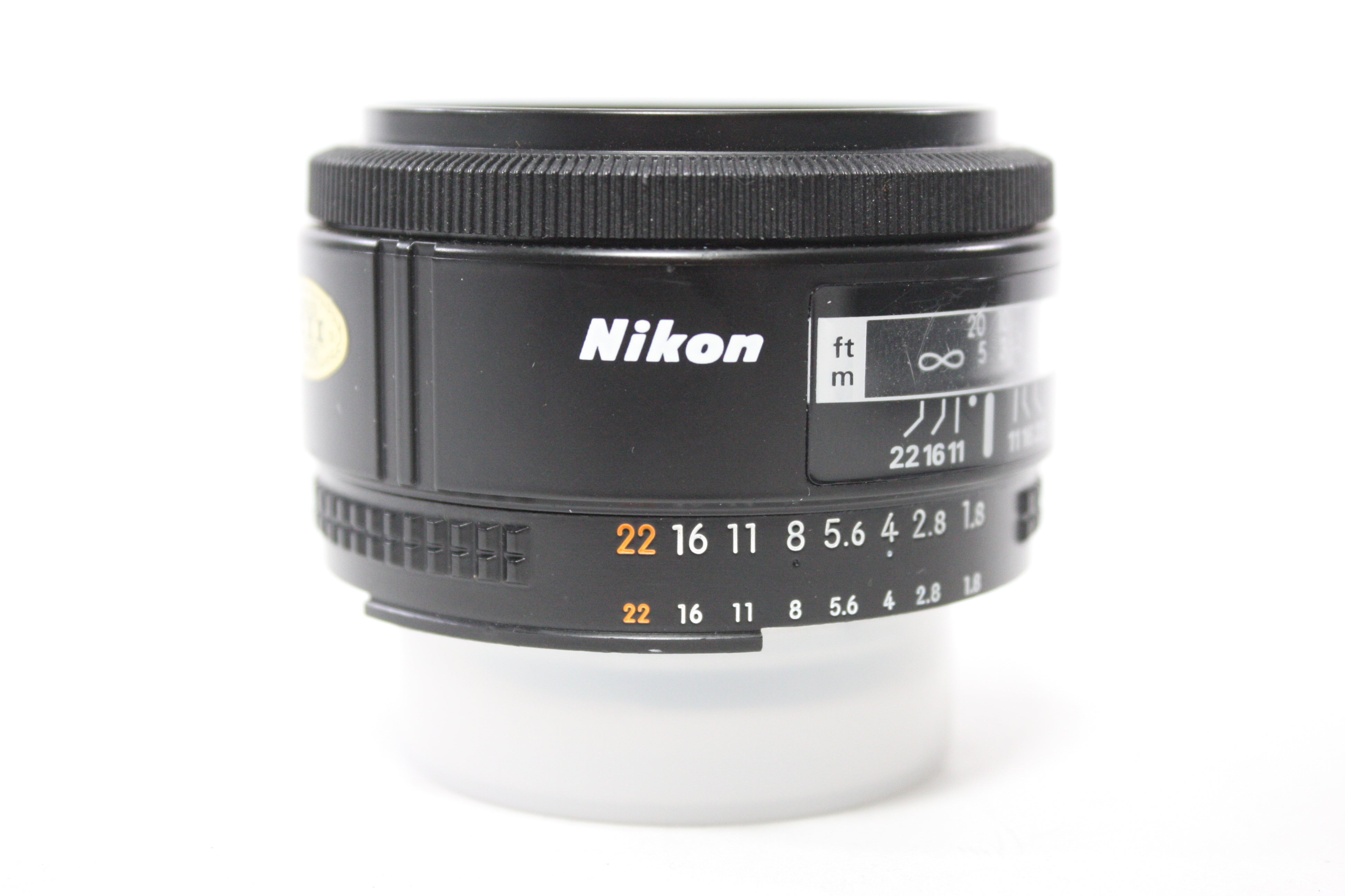 Nikon 50mm f/1.8 AF Nikkor Lens for F Mount