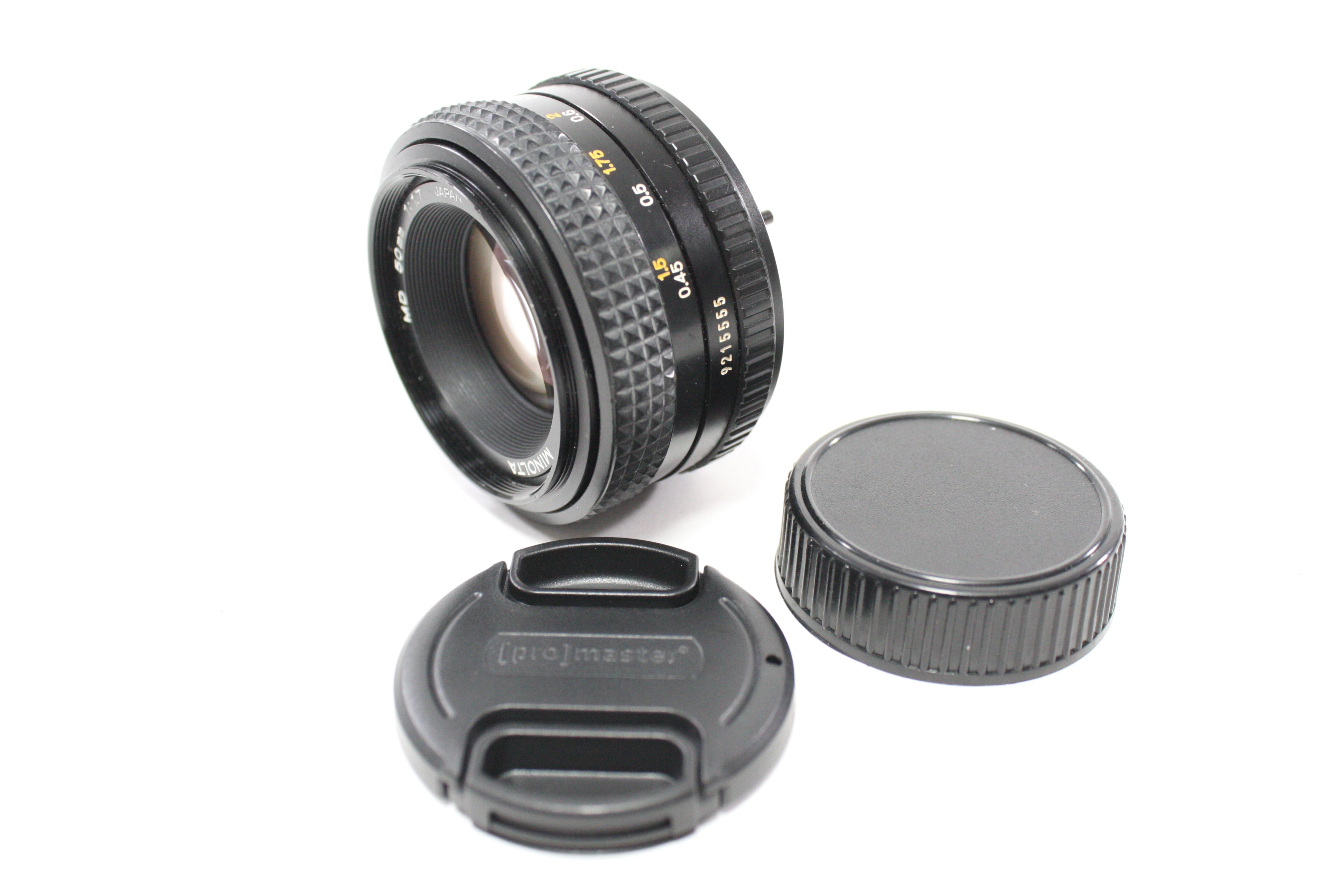 Minolta 50mm f/1.7 Lens for MD Mount