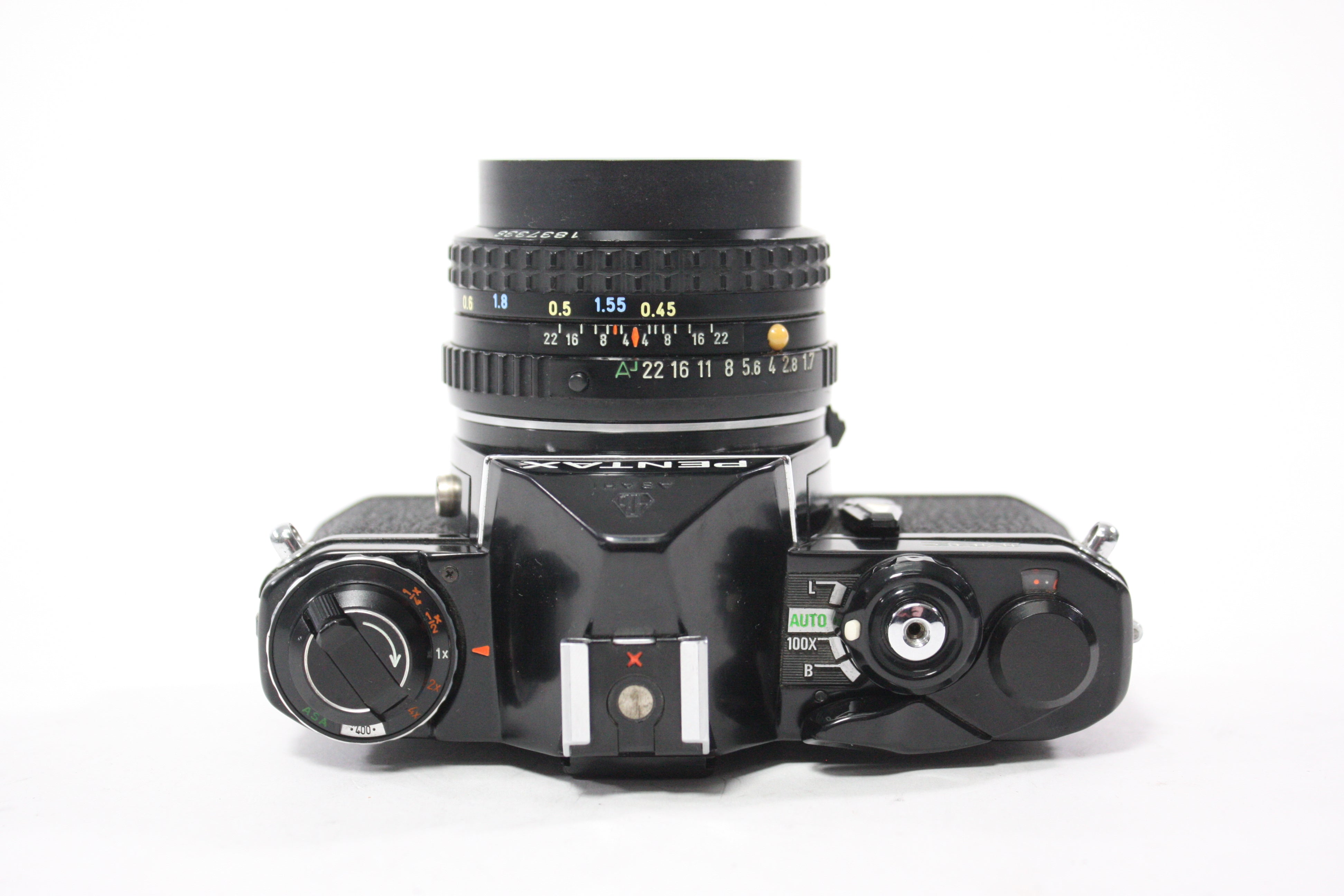 Pentax ME 35mm SLR Camera with Pentax-A 50mm f/1.7 SMC Lens