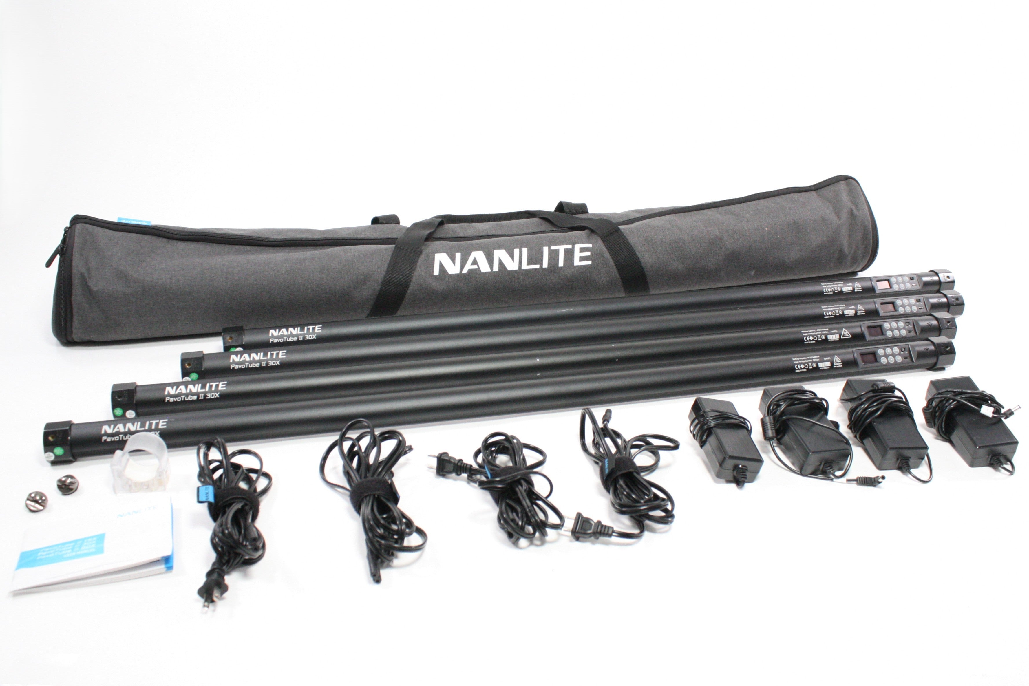 Nanlite PavoTube II 30x 4' LED Tube Lights (4 Pack)