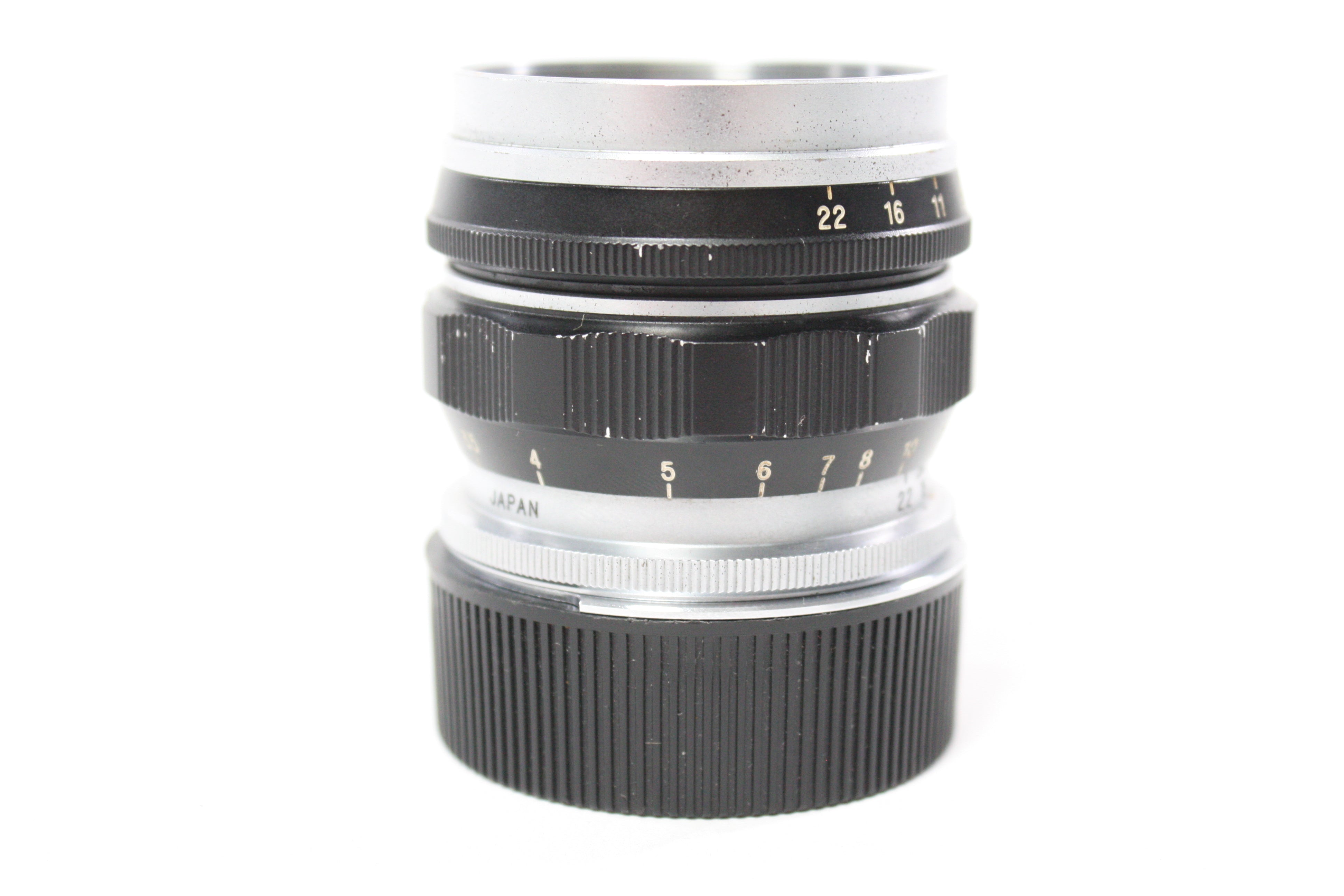 Fuji 5cm f/2 Fujinon L Lens with Fotodiox 50-70 M39-L/M Adapter