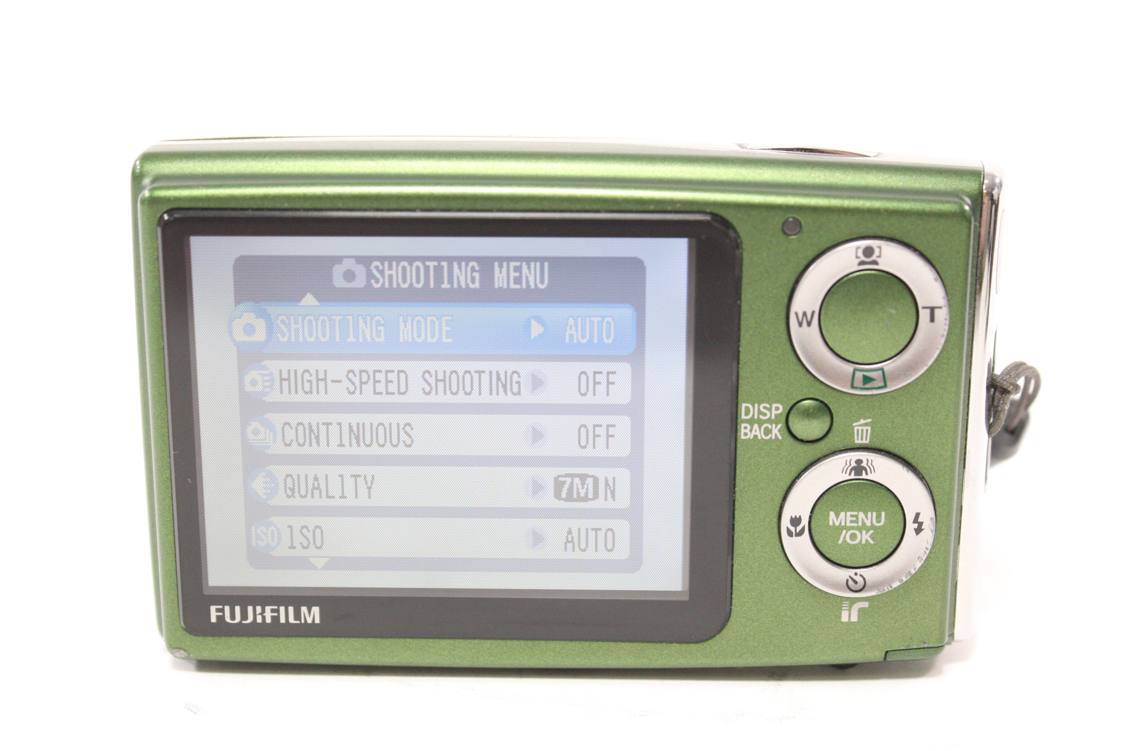 Fujifilm Finepix Z10 FD Digital Point and Shoot Camera 3x Zoom 7.2mp (Green)