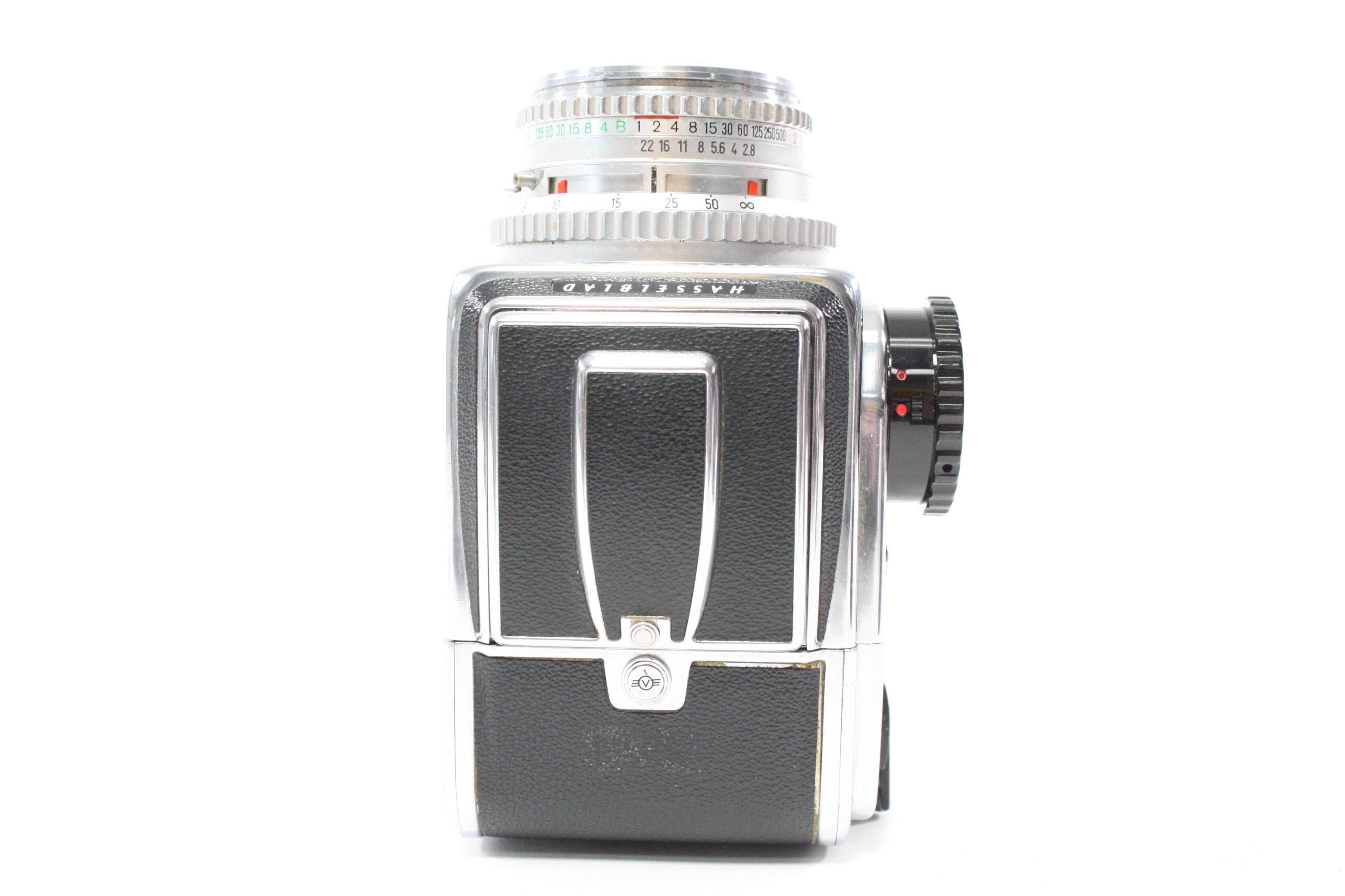 Hasselblad 500C Camera with Planar 80mm f/2.8 Lens, 120 A12 Film Back, Waist Level Viewfinder and BrightScreen Proscreen 20/20 Focus Screen