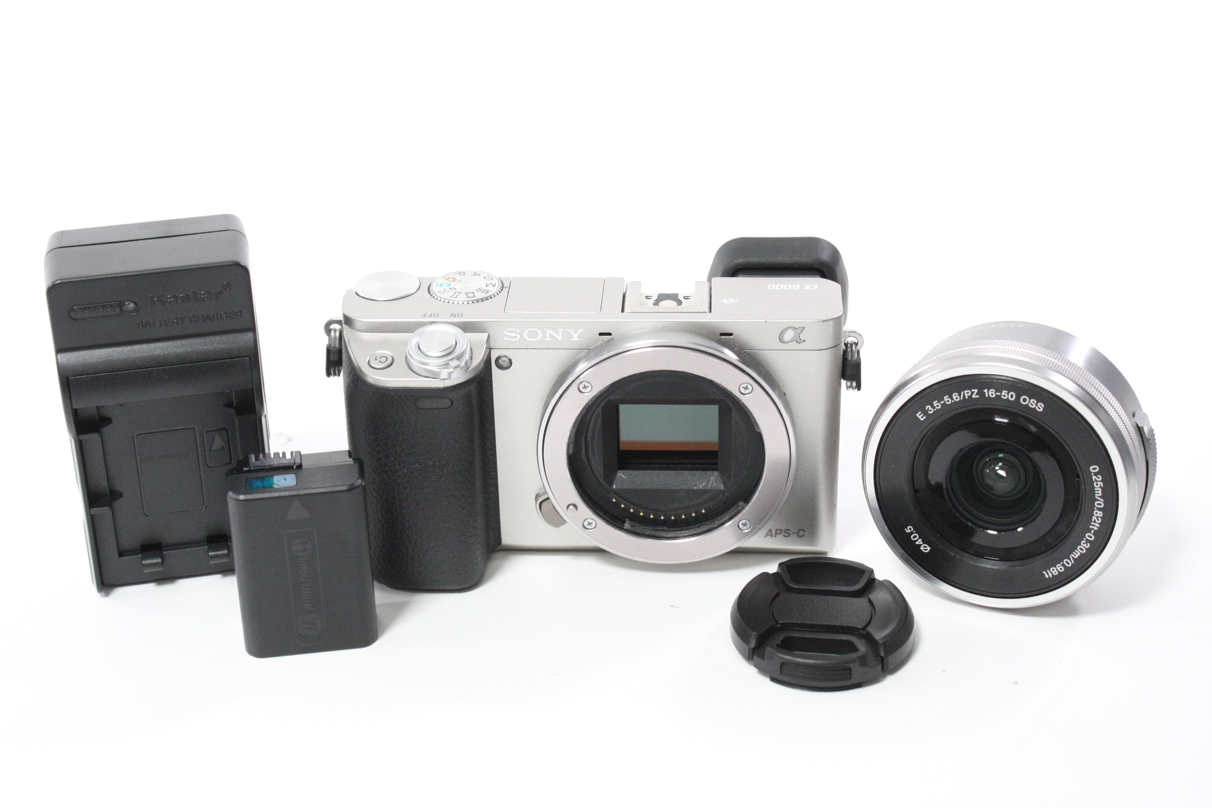 Sony a6000 Digital Mirrorless Camera with 16-50mm f/3.5-5.6 PZ OSS Lens with Shutter Count 13,315