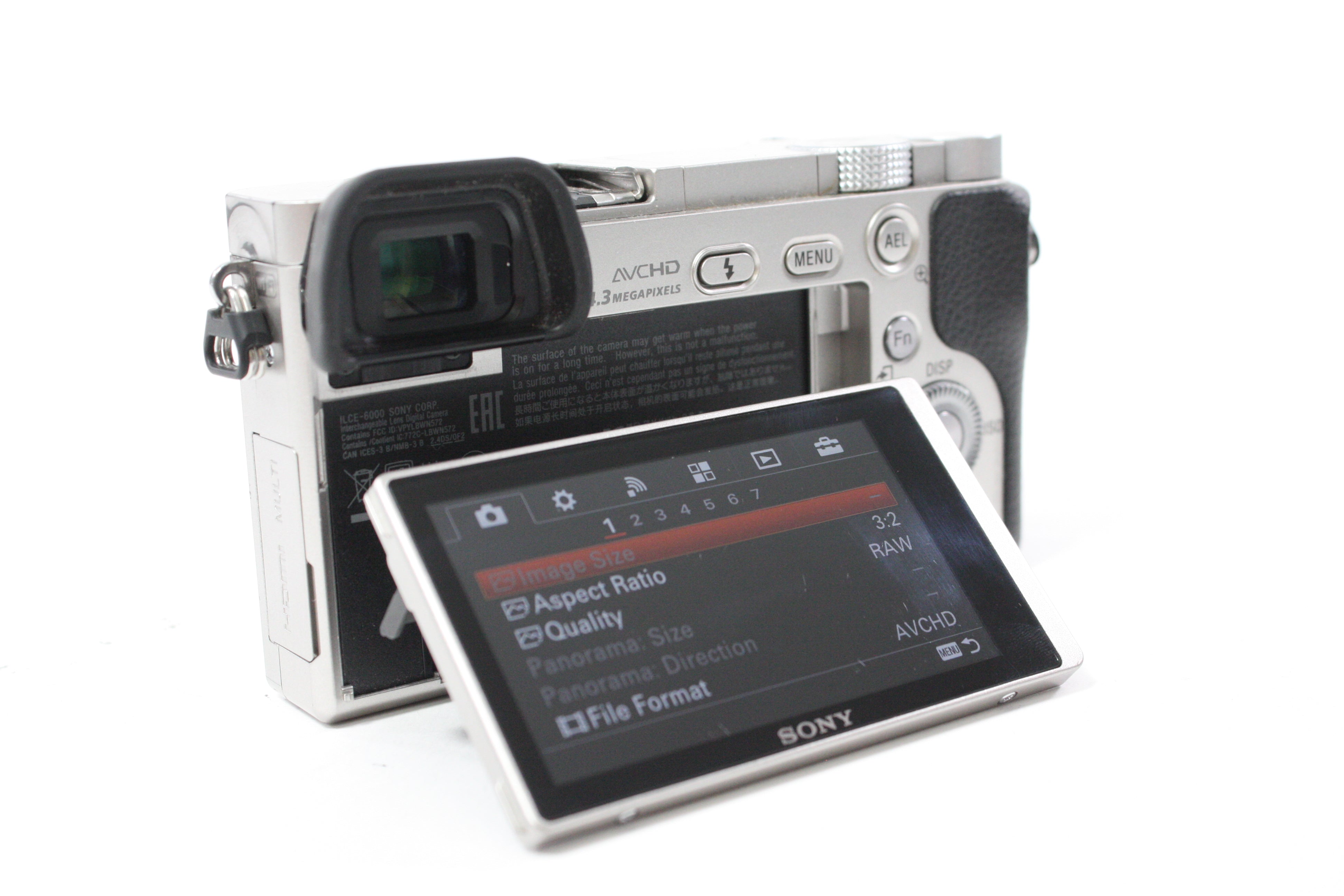 Sony a6000 Digital Mirrorless Camera with 16-50mm f/3.5-5.6 PZ OSS Lens with Shutter Count 13,315