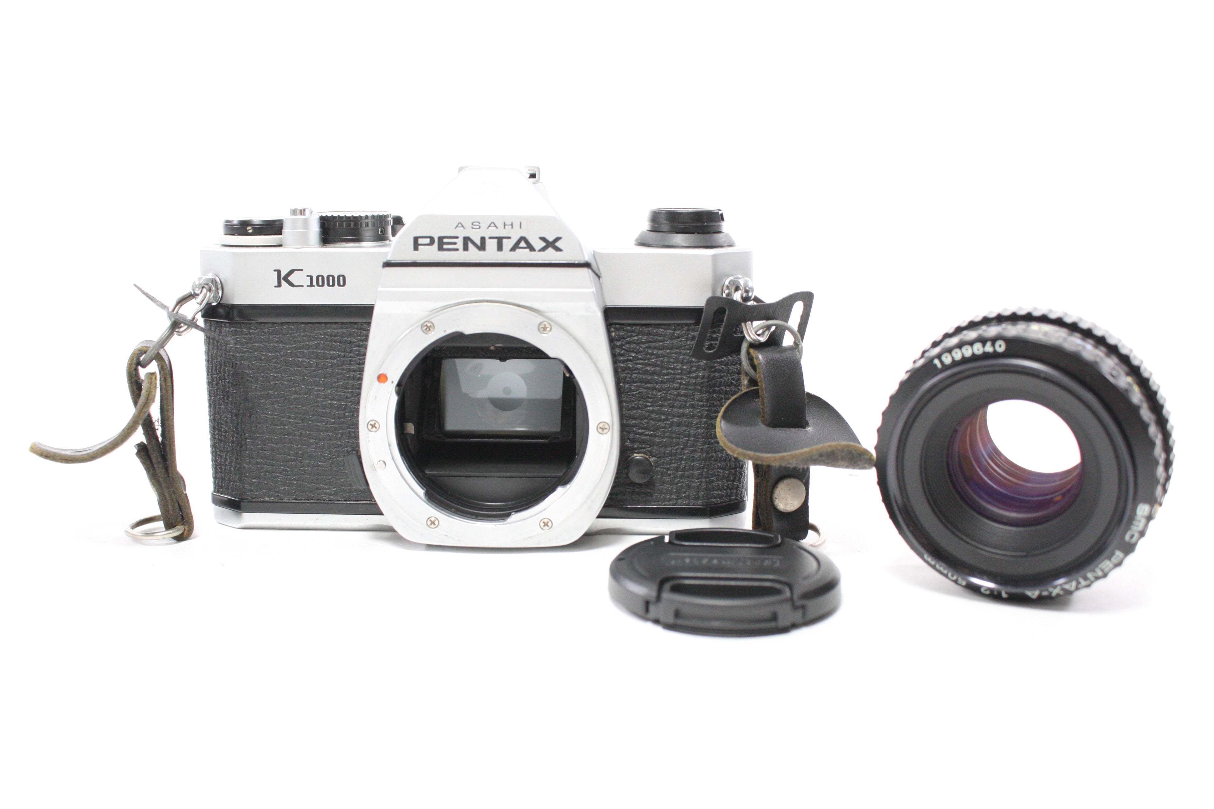 Pentax K1000 35mm SLR Camera with 50mm f/2 SMC Pentax-A Lens