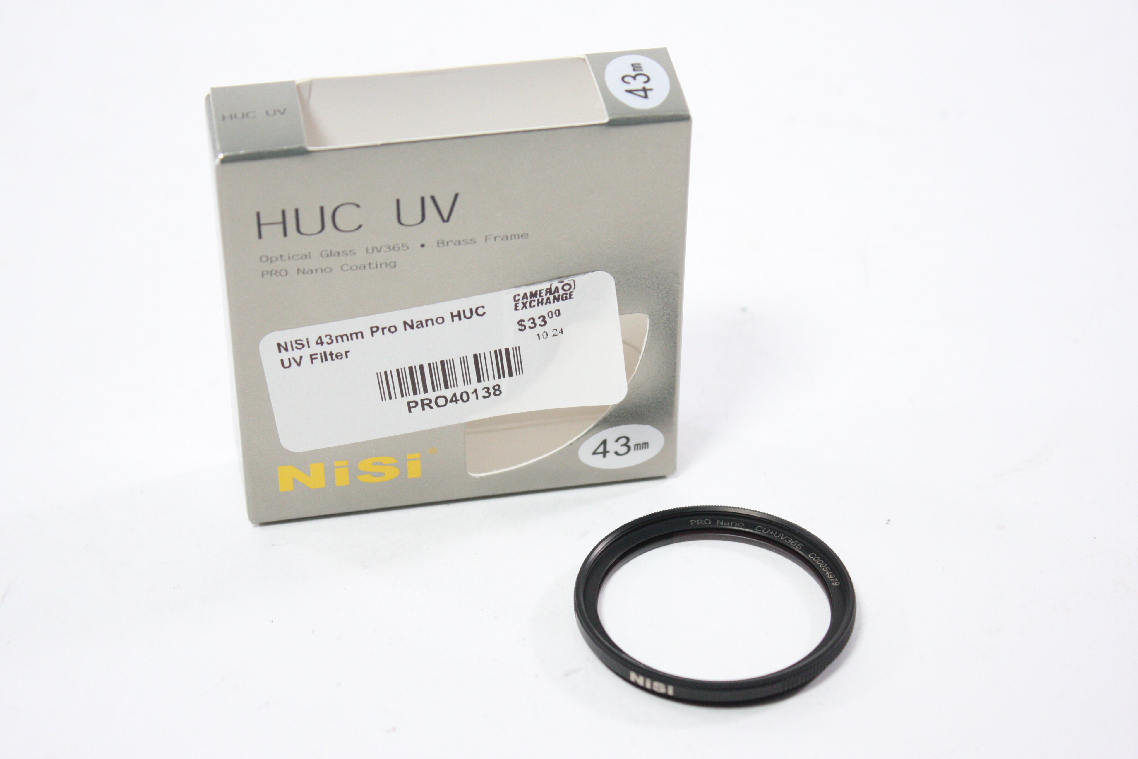 NiSi 43mm Pro Nano HUC UV Filter