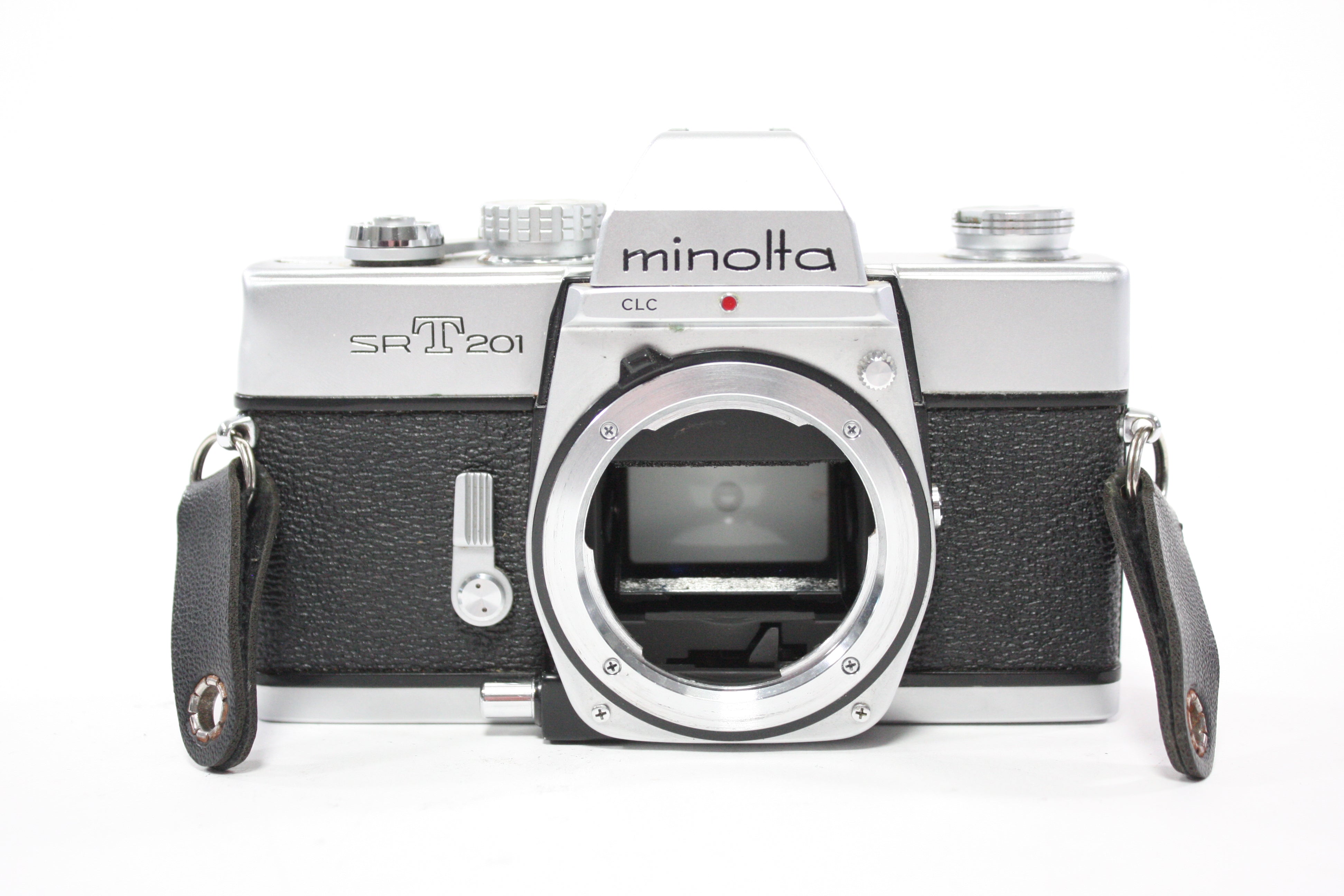 Minolta SRT201 35mm SLR Camera with Minolta 50mm f/1.7 Rokkor-X MD Lens