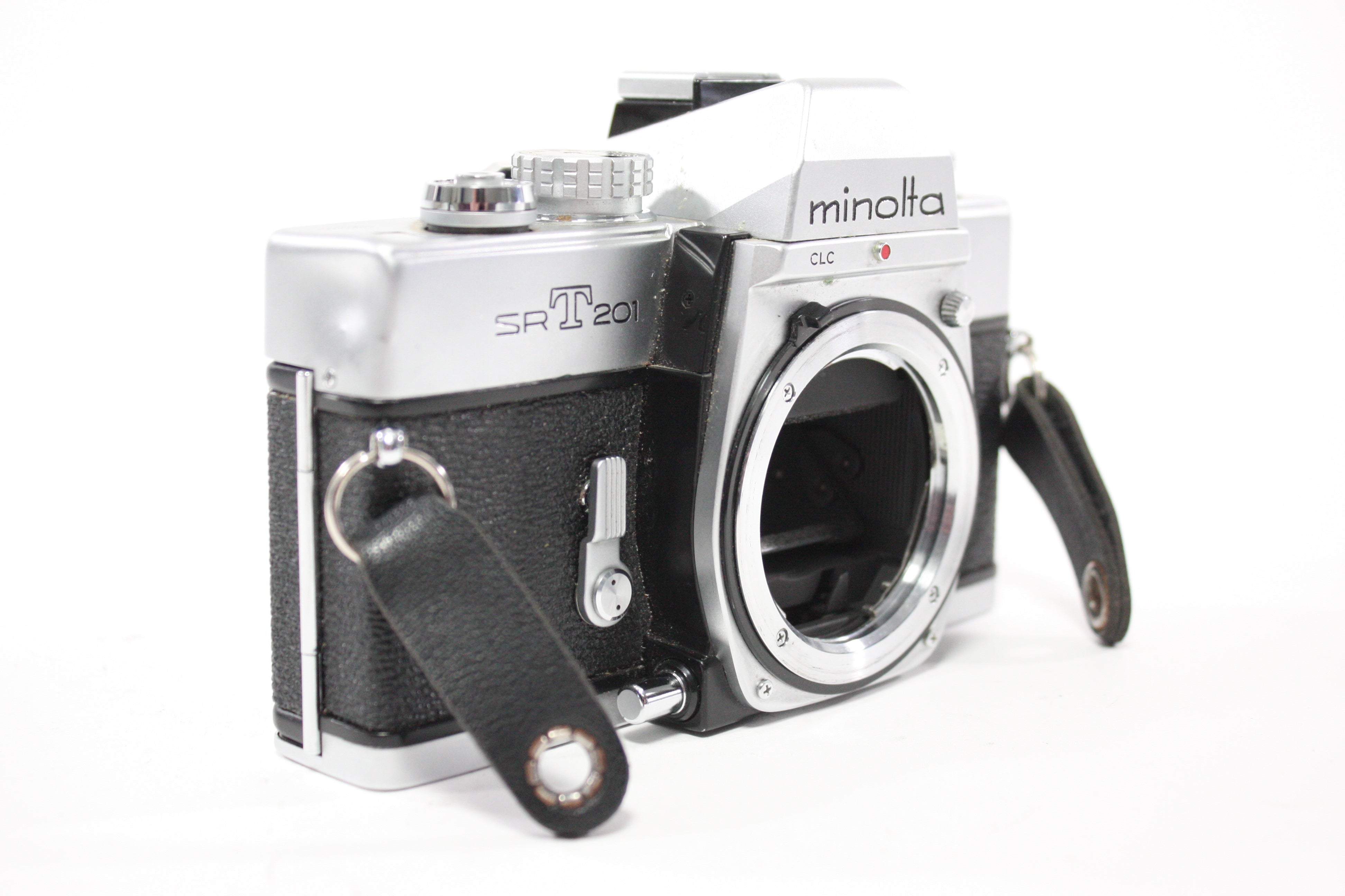 Minolta SRT201 35mm SLR Camera with Minolta 50mm f/1.7 Rokkor-X MD Lens