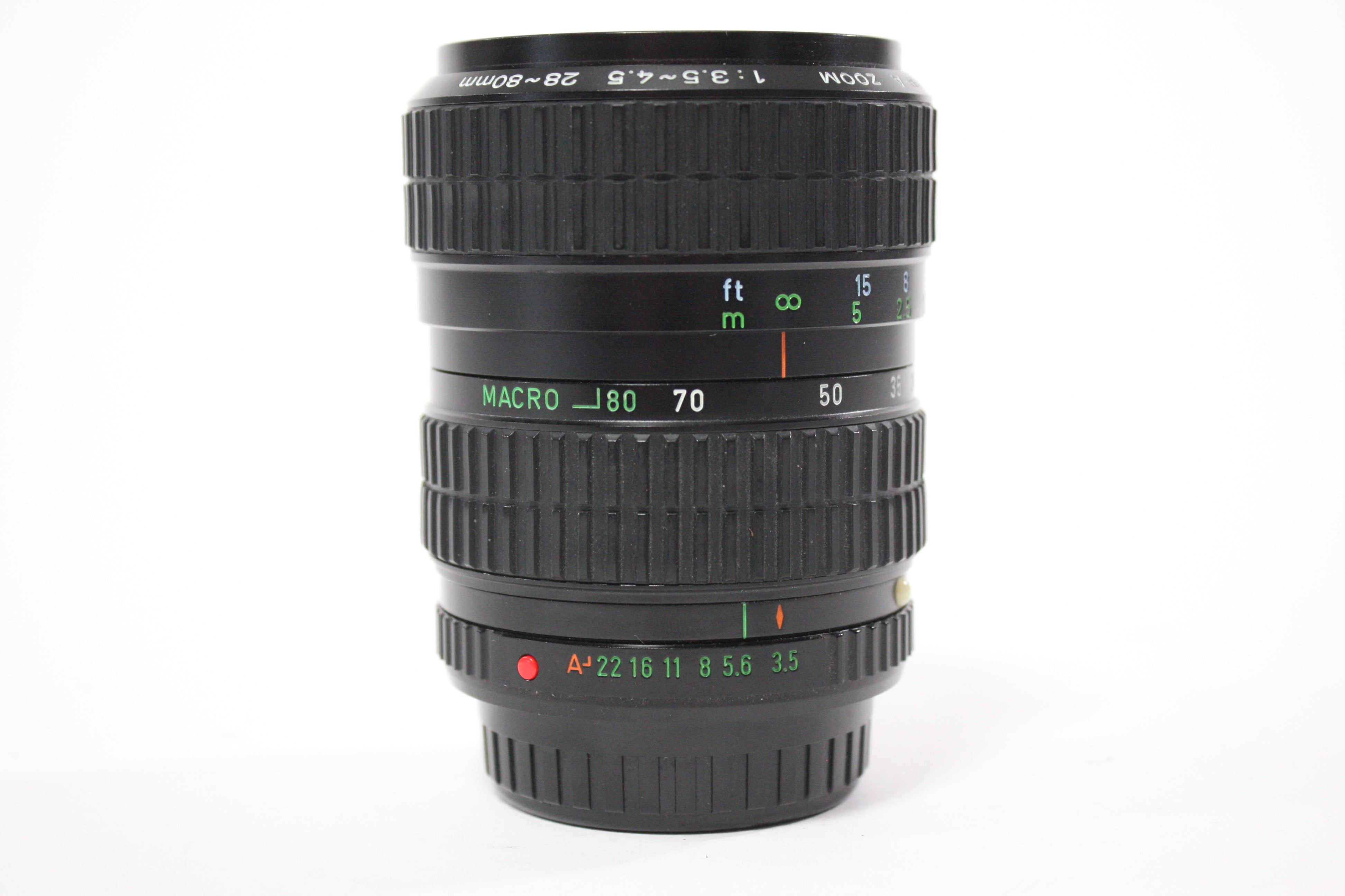 Pentax 28-80mm f/3.5-4.5 Takumar-A Zoom Lens for PK Mount