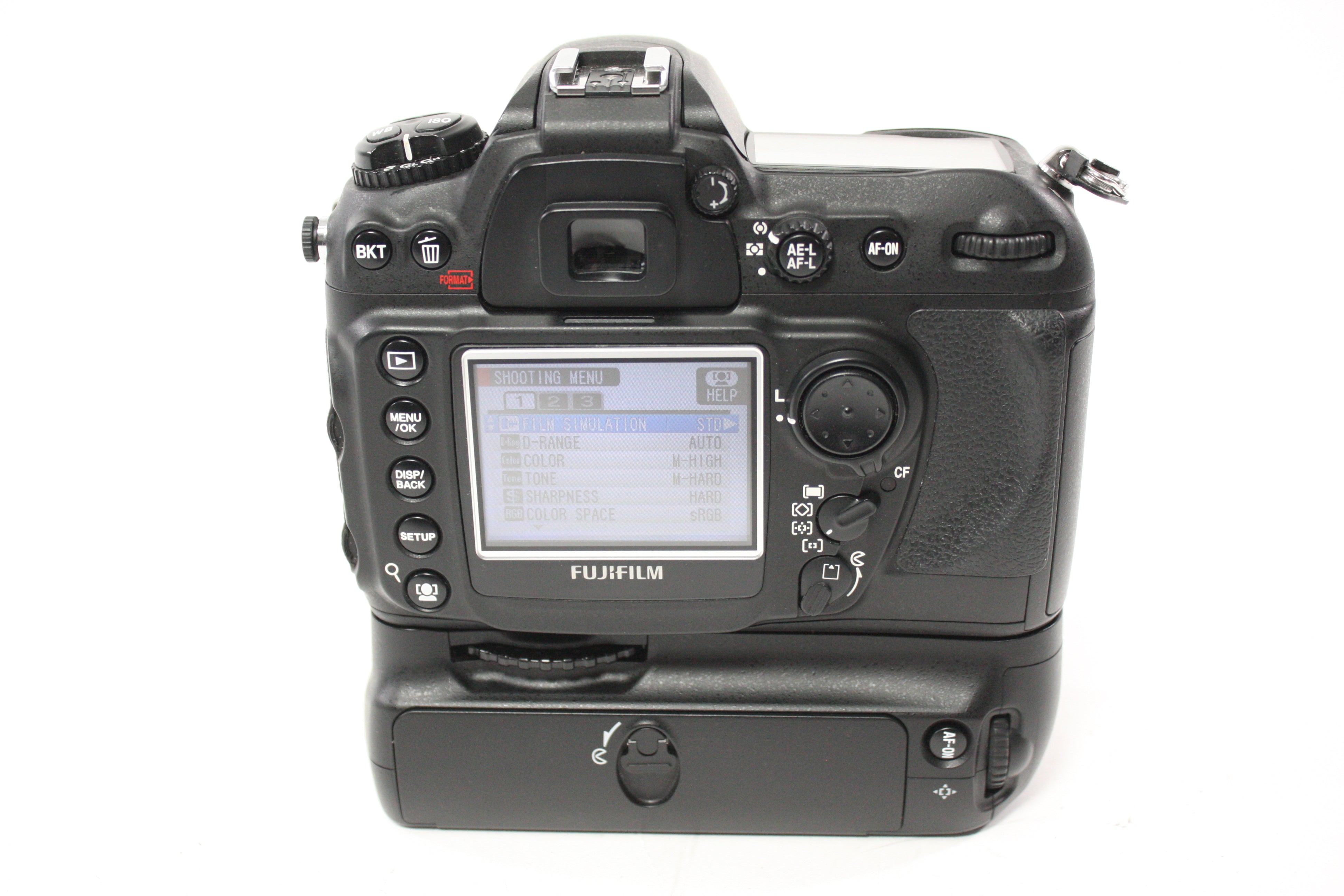Fujifilm S5 Pro DSLR Camera Body with Nikon MB-D200 Battery Grip with Shutter Count 26,400