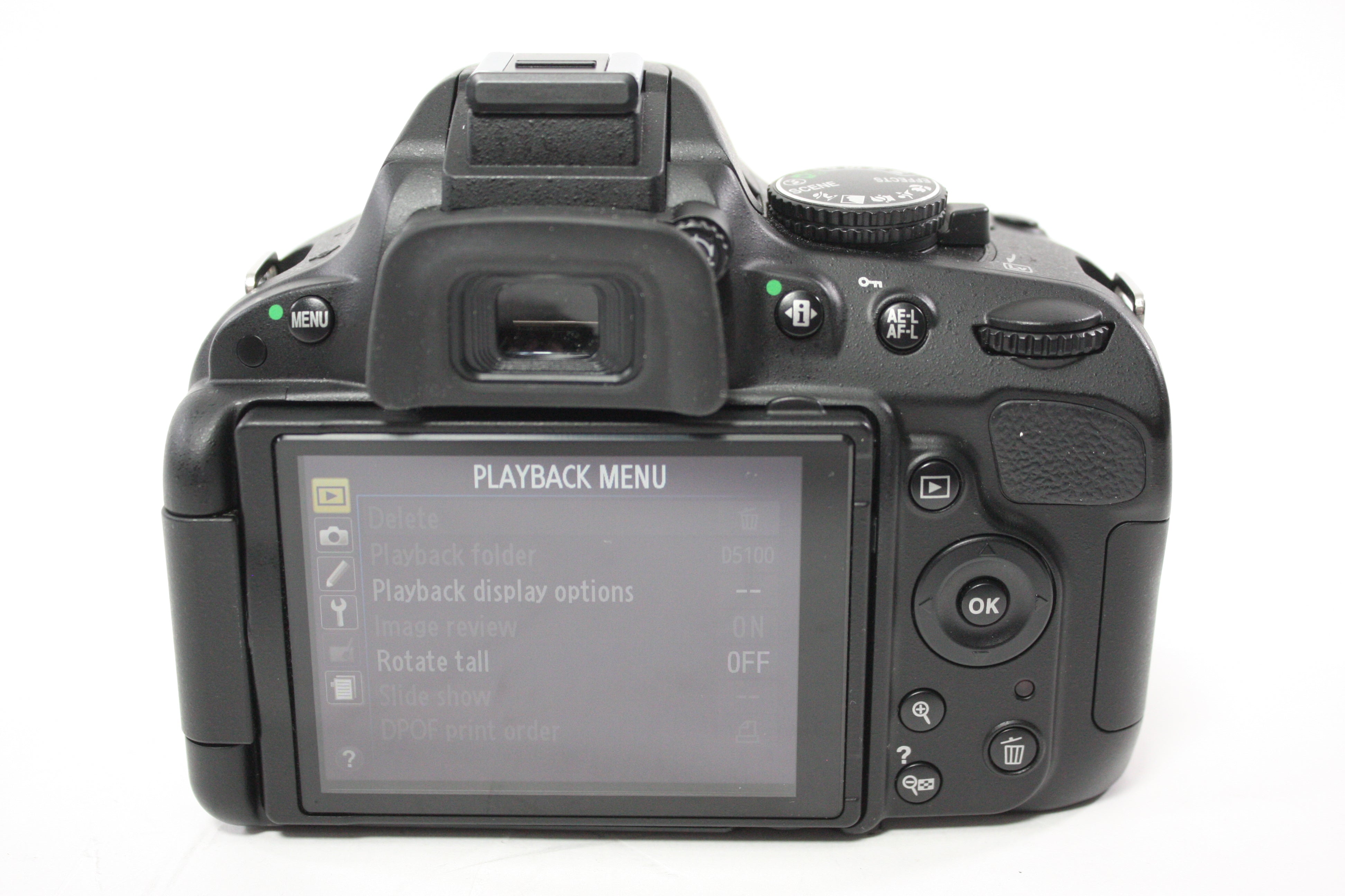 Nikon D5100 DSLR Camera with 18-55mm f/3.5-5.6G VR AF-S Nikkor Lens with Shutter Count 2,380