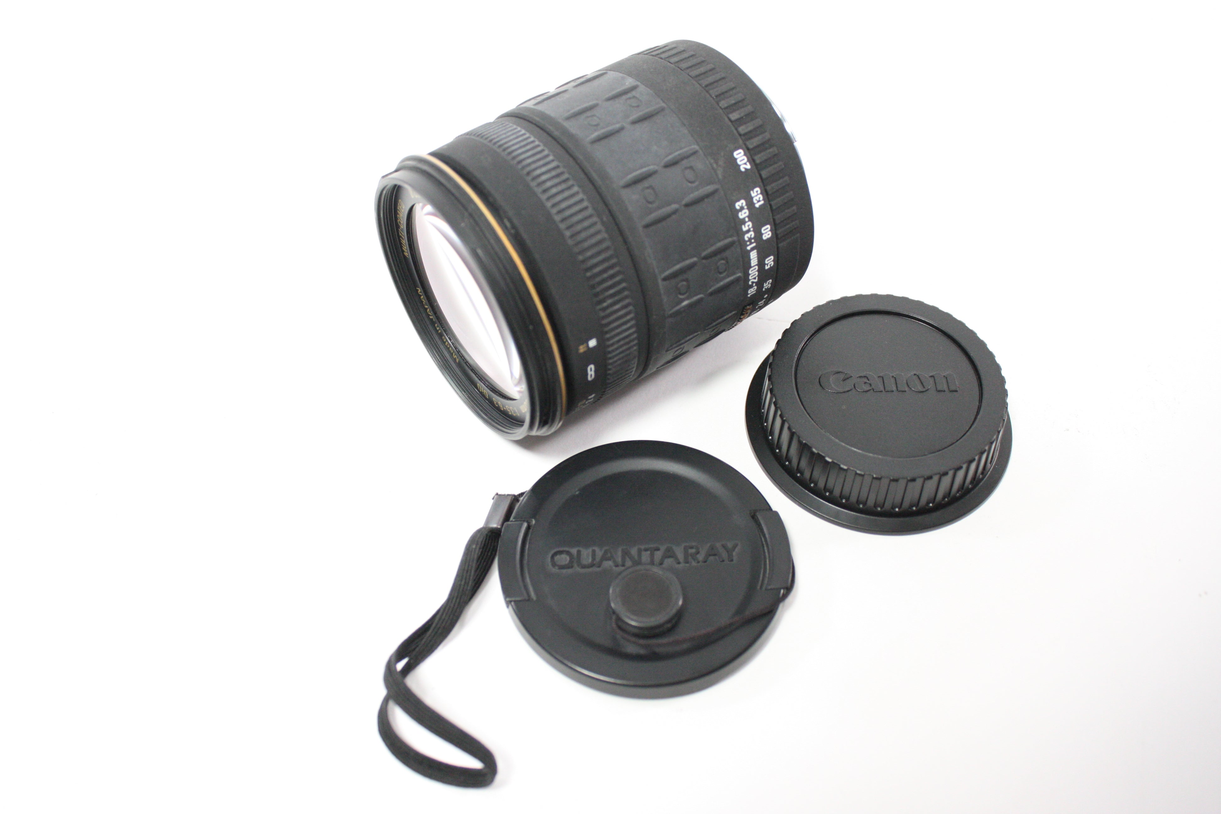 Quantaray 18-200mm f/3.5-6.3 AF DiO Lens for Canon EF Mount