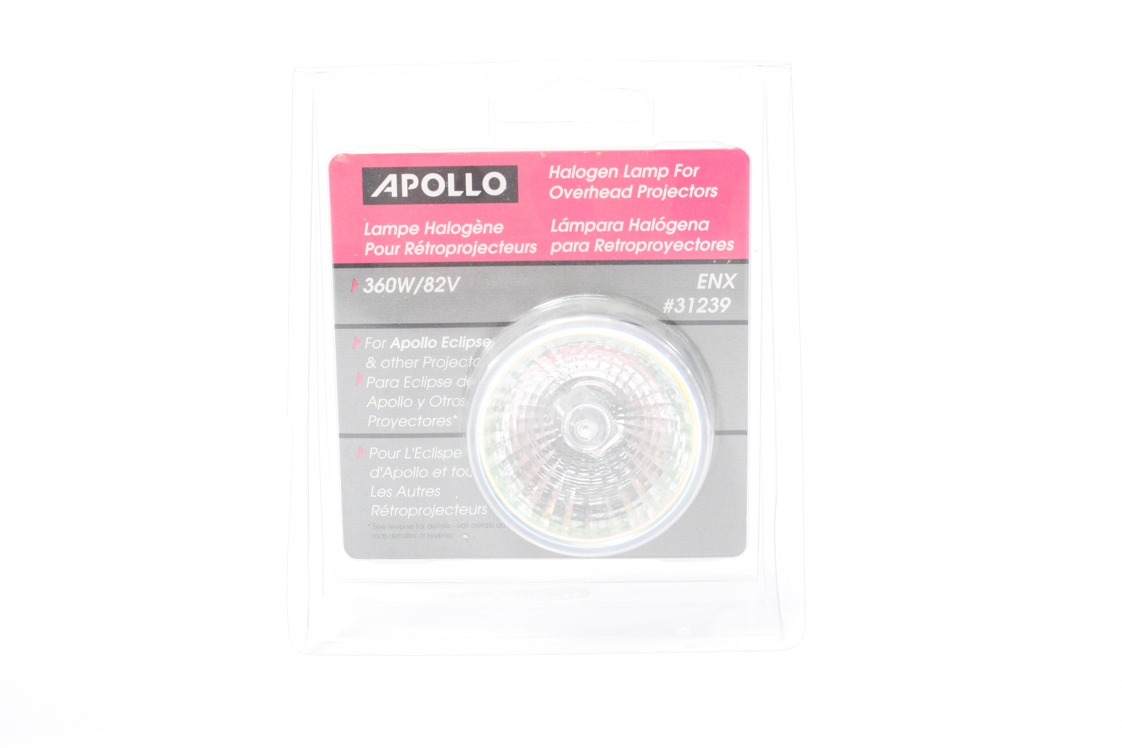 Apollo ENX 82V 360W Halogen Lamp for Overhead Projectors