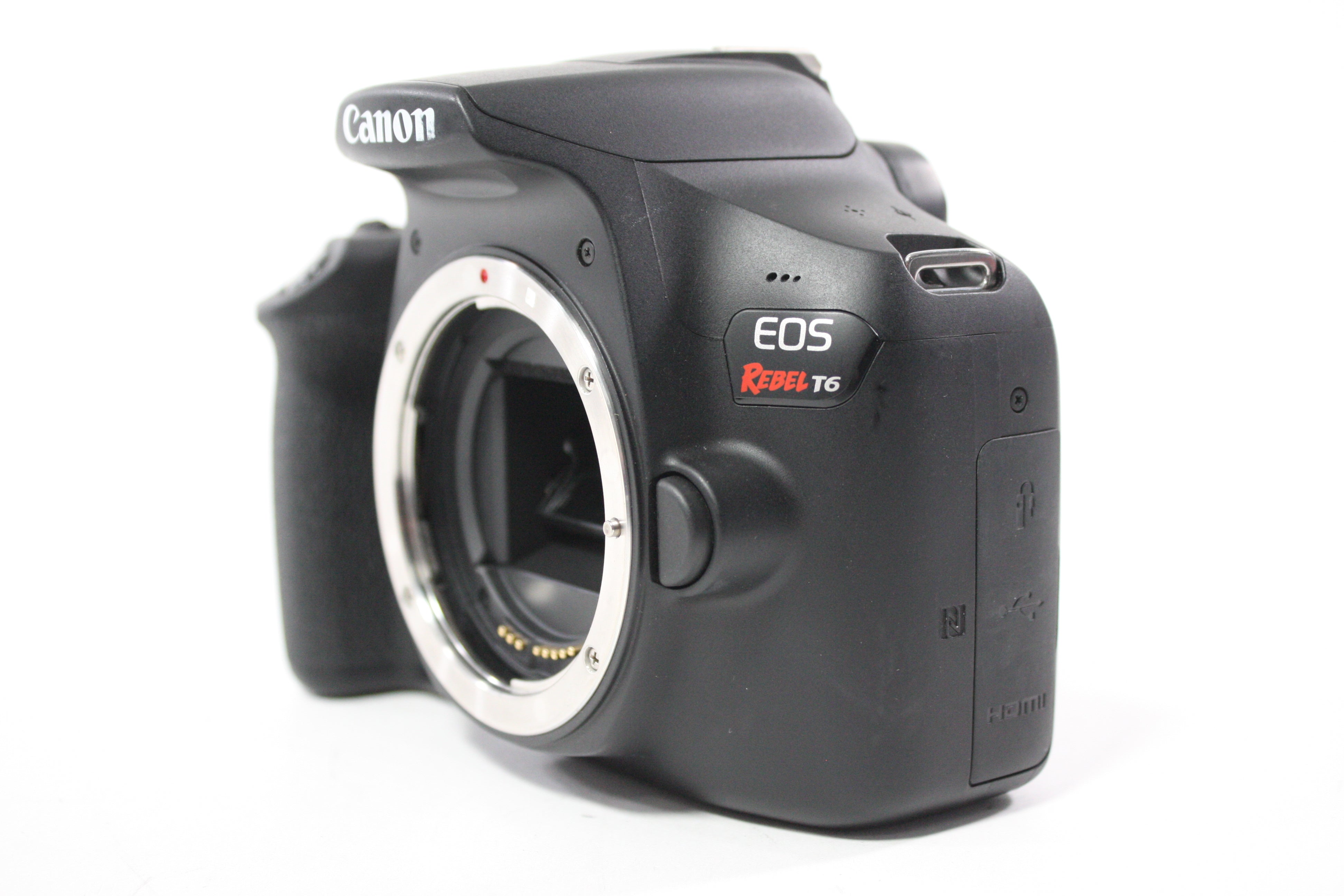 Canon EOS Rebel T6 DSLR Camera with 18-55mm f/3.5-5.6 IS II EF-S Lens With Shutter Count  2,368