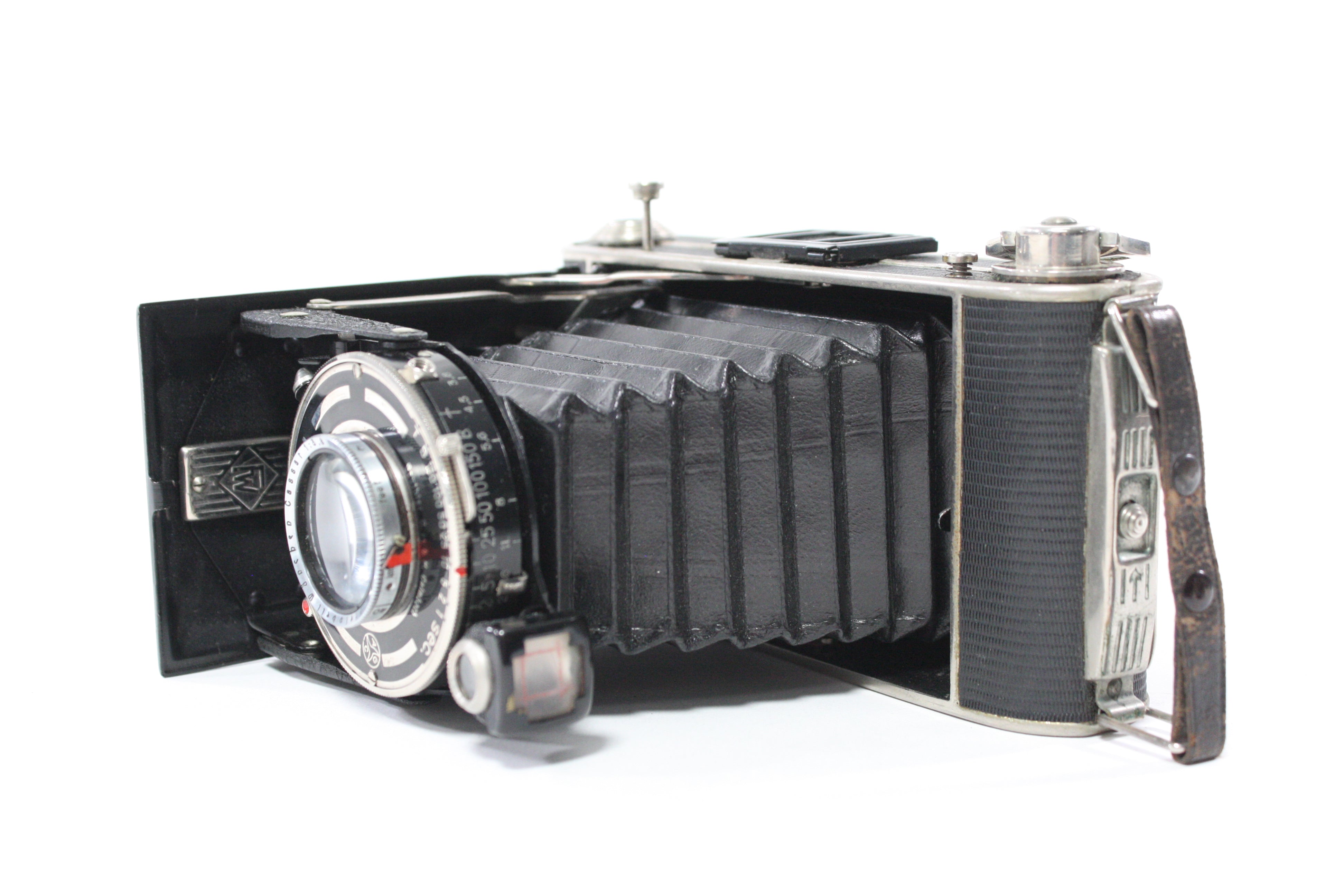 Franka Werke Rolfix Prontor II Folding Camera with Steinheil Munchen Cassar 10.5cm f/3.8 Lens (Please Read)