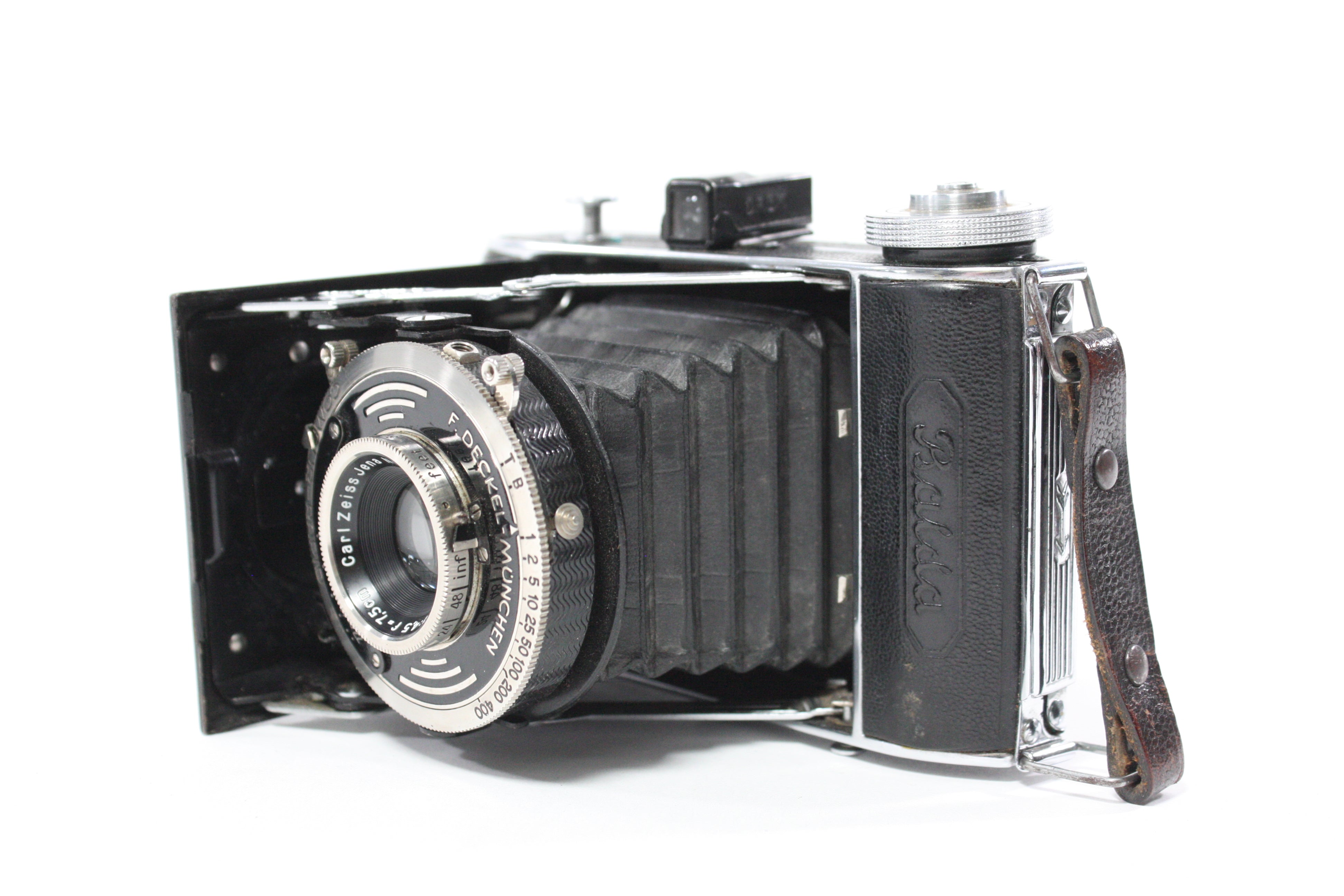 Balda Baldax Folding Camera with Carl Zeiss 7.5cm f/4.5 Jena Tessar Lens (Please Read)