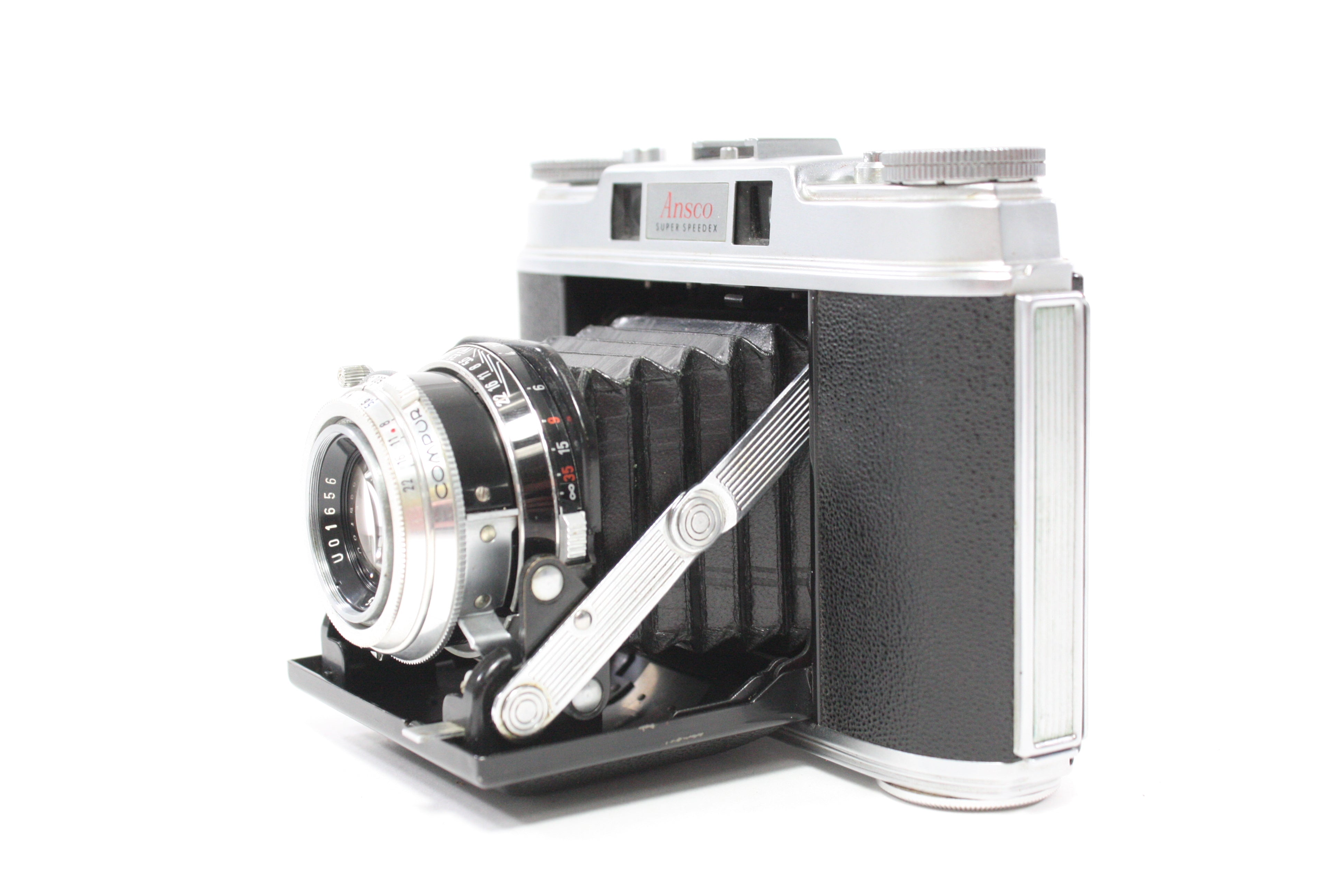 Ansco Super Speedex Folding Camera with Agfa 75mm f/3.5 Solinar Lens (Please Read)