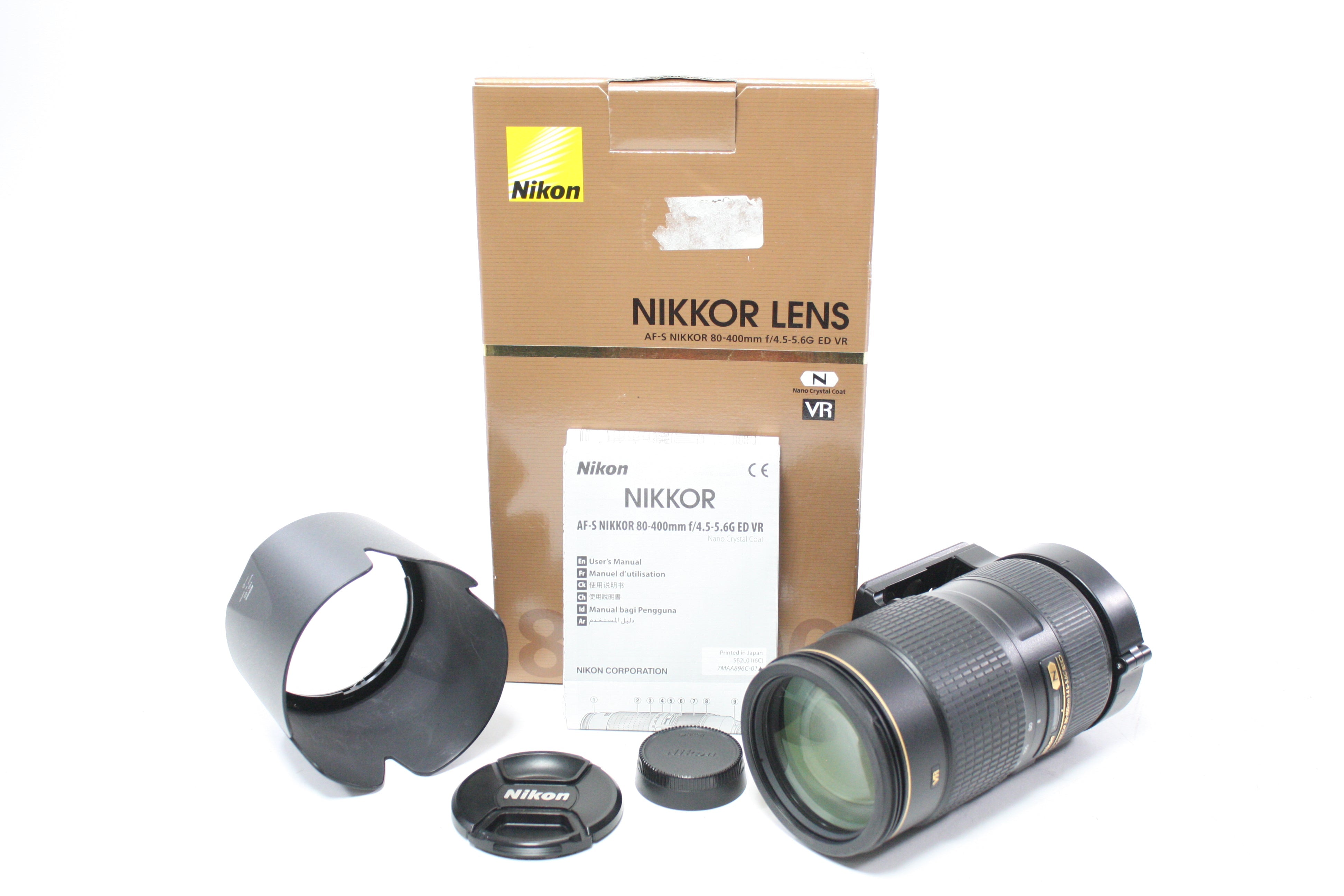 Nikon 80-400mm f/4.5-5.6G ED VR AF-S Nikkor Lens for F Mount