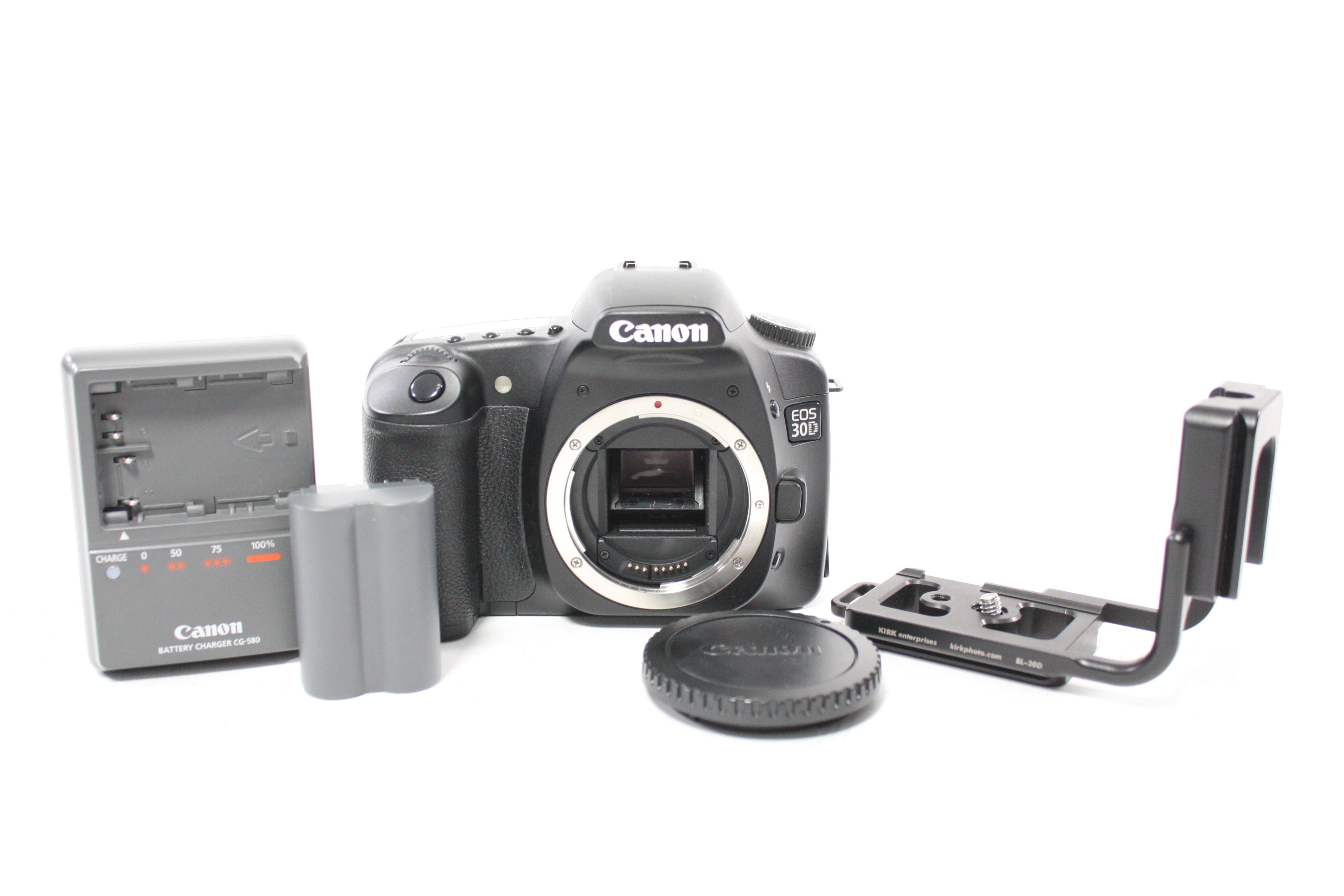 Canon 30D Infrared DSLR Camera Body with Kirk BL-30D L Bracket
