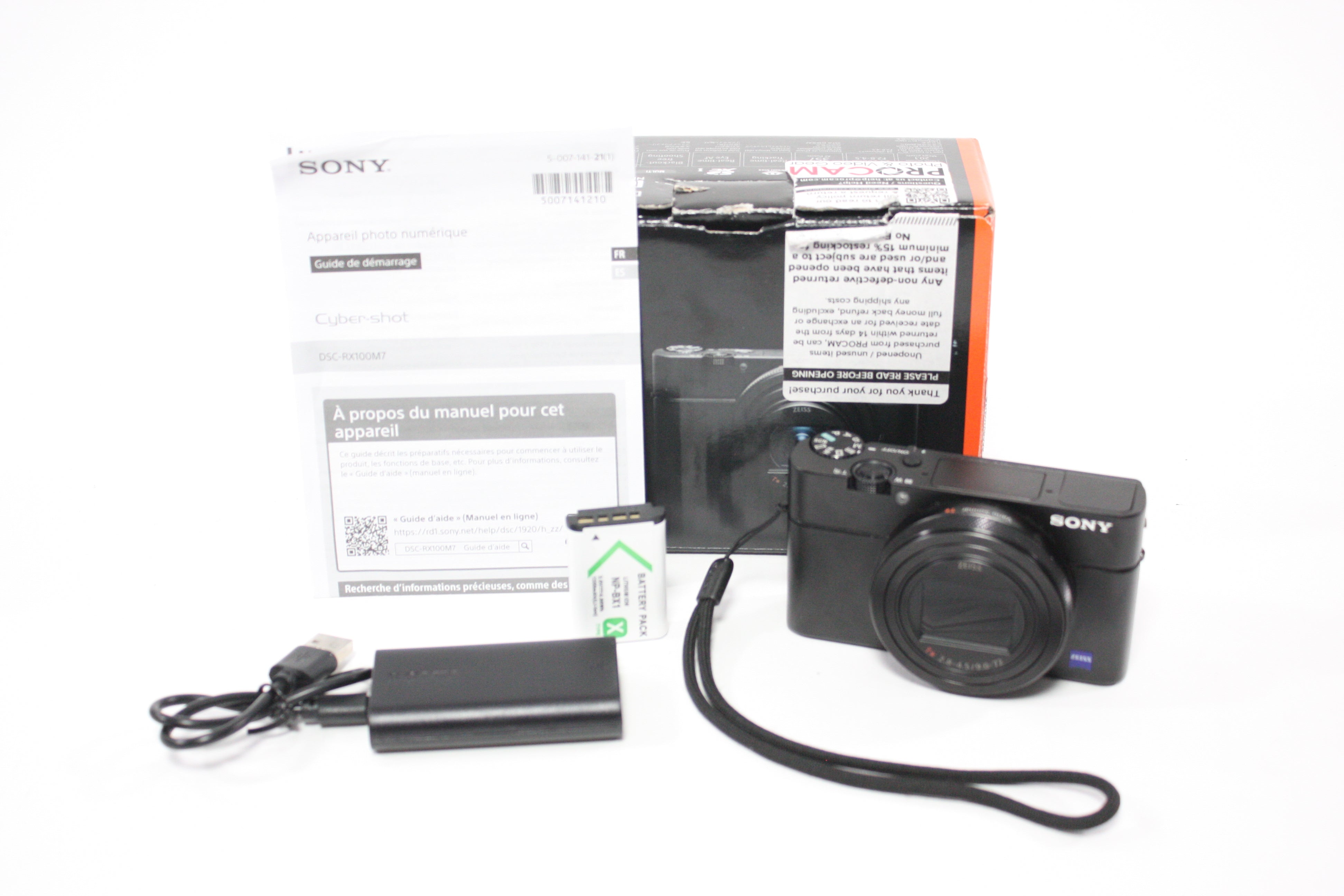 Sony Cyber-shot RX100 VII Digital Point and Shoot Camera 20.1mp 8x Zoom