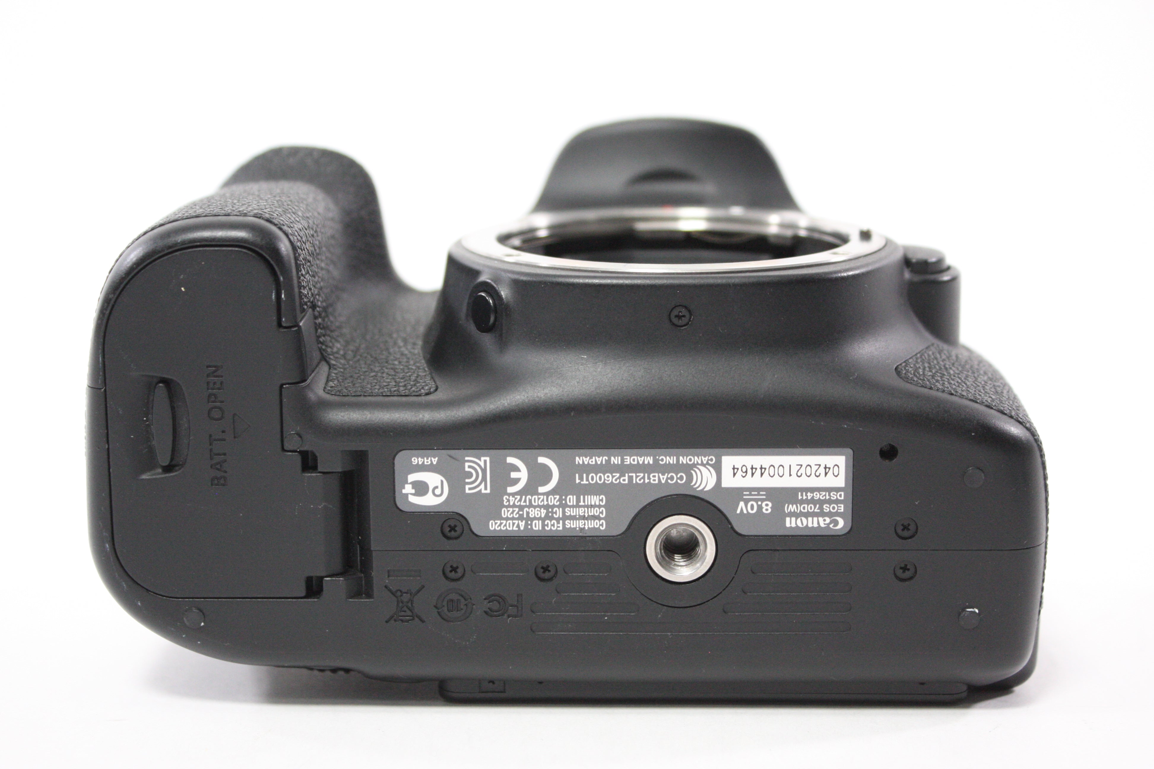 Canon EOS 70D DSLR Camera Body with Shutter Count 39,046
