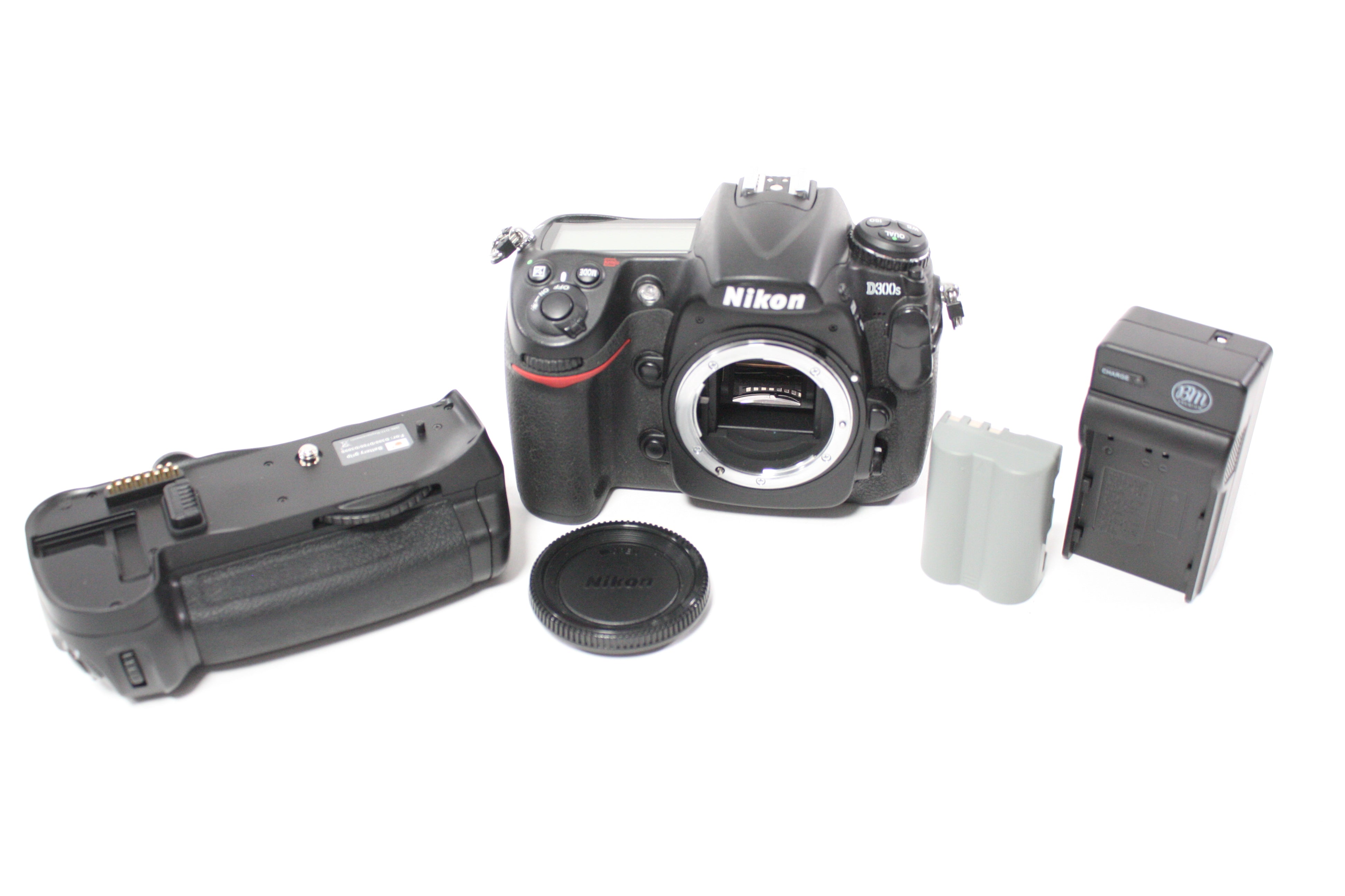 Nikon D300S DSLR Camera Body with Shutter Count 89,330 with Battery Grip