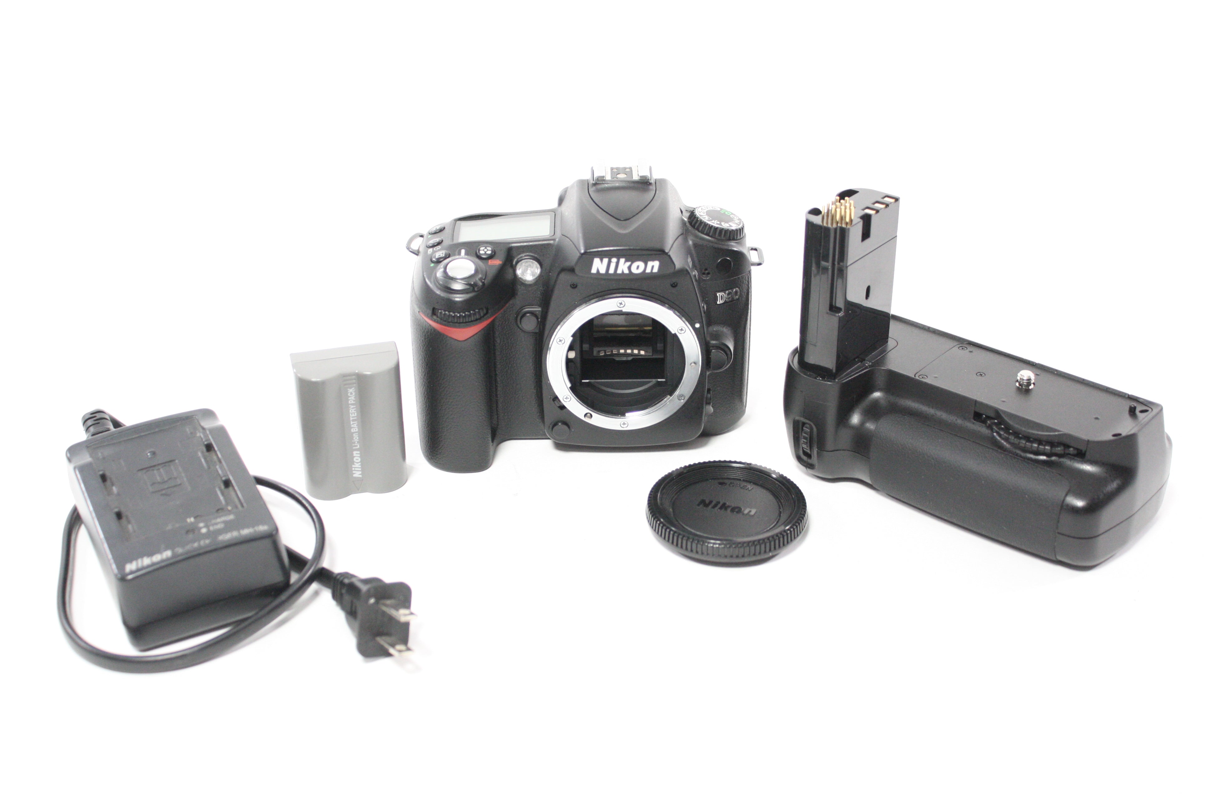 Nikon D90 DSLR Camera Body with Shutter Count 20,776 with Battery Grip
