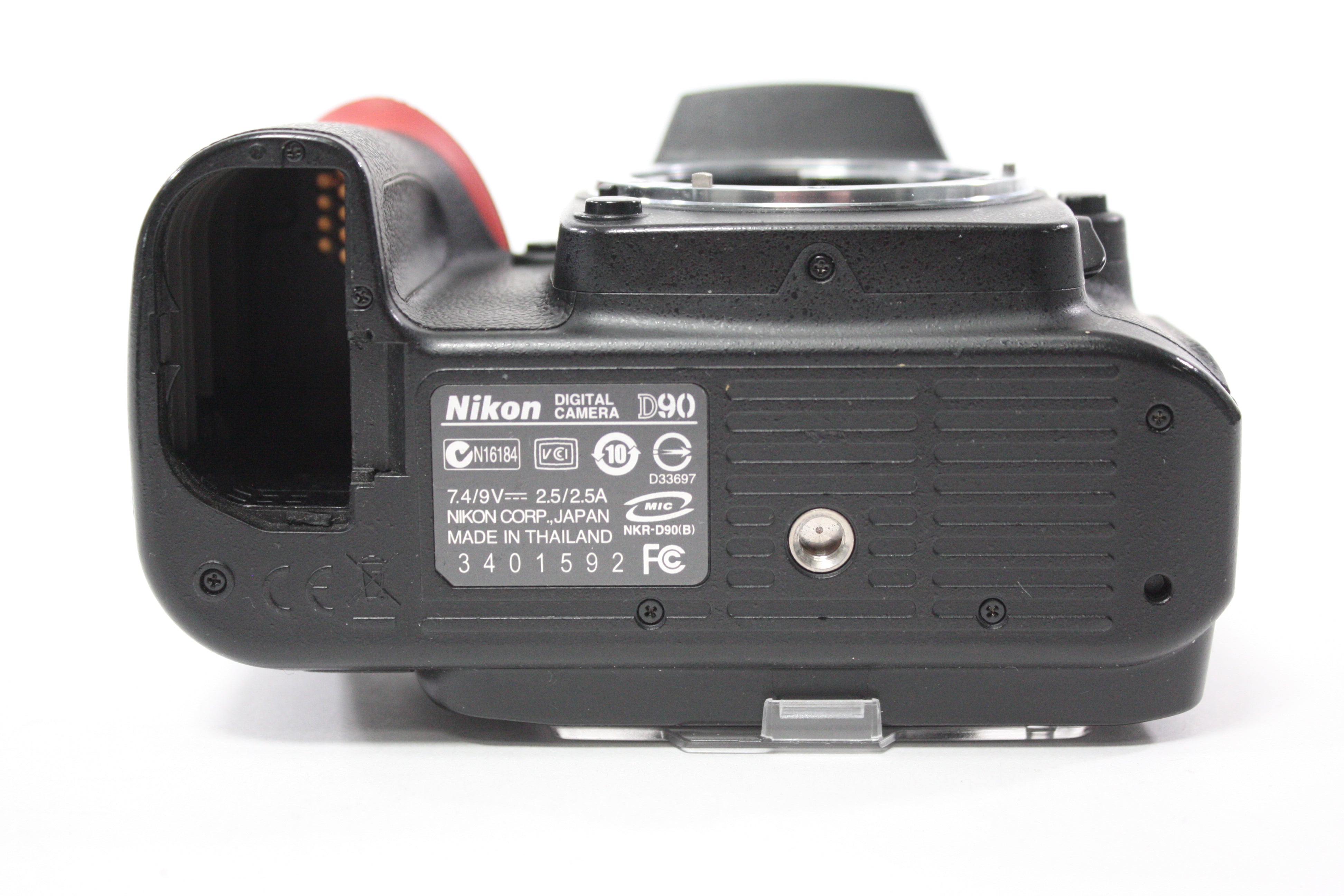 Nikon D90 DSLR Camera Body with Shutter Count 20,776 with Battery Grip