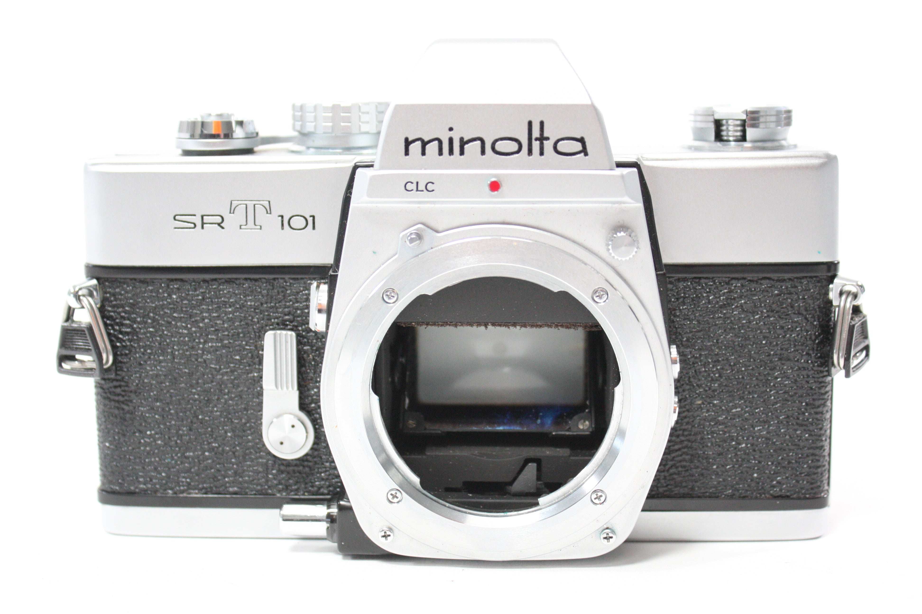 Minolta SRT 101 35mm SLR Camera with Minolta 55mm f/1.7 Rokkor-PF MC Lens for MD Mount