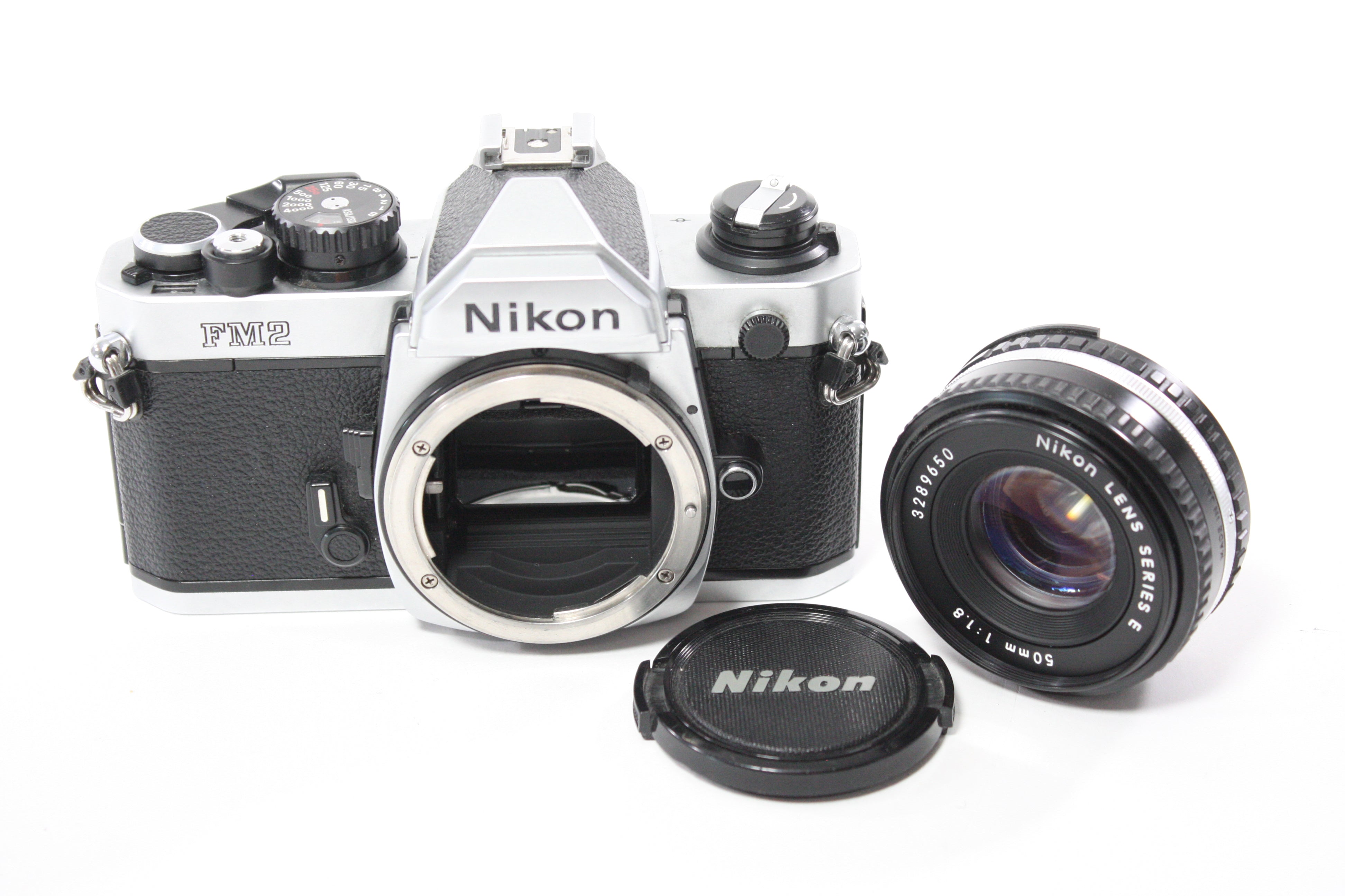 Nikon FM2n 35mm SLR Camera with Nikon 50mm f/1.8 Series E Lens